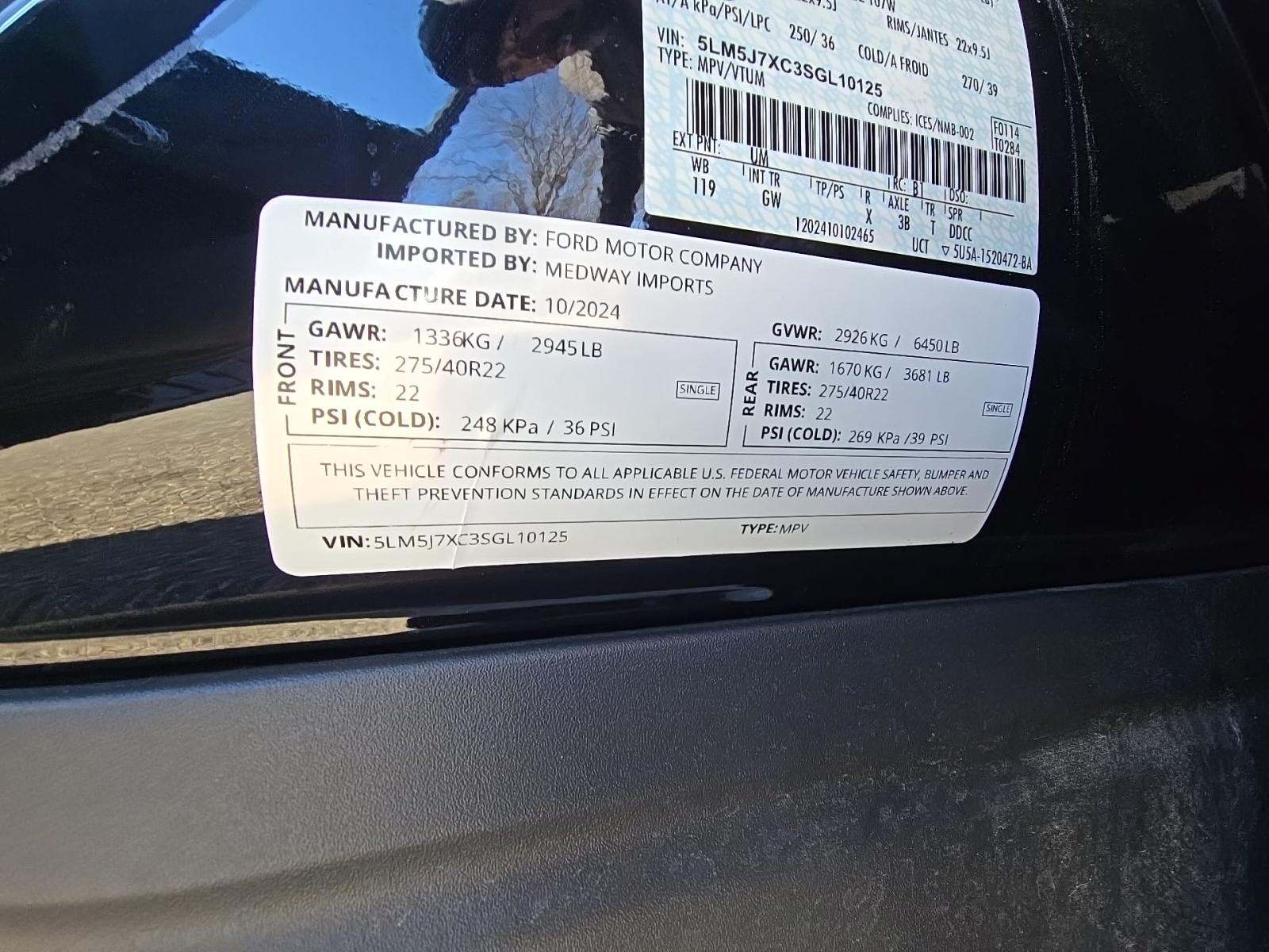 2025 Lincoln Aviator Reserve AWD