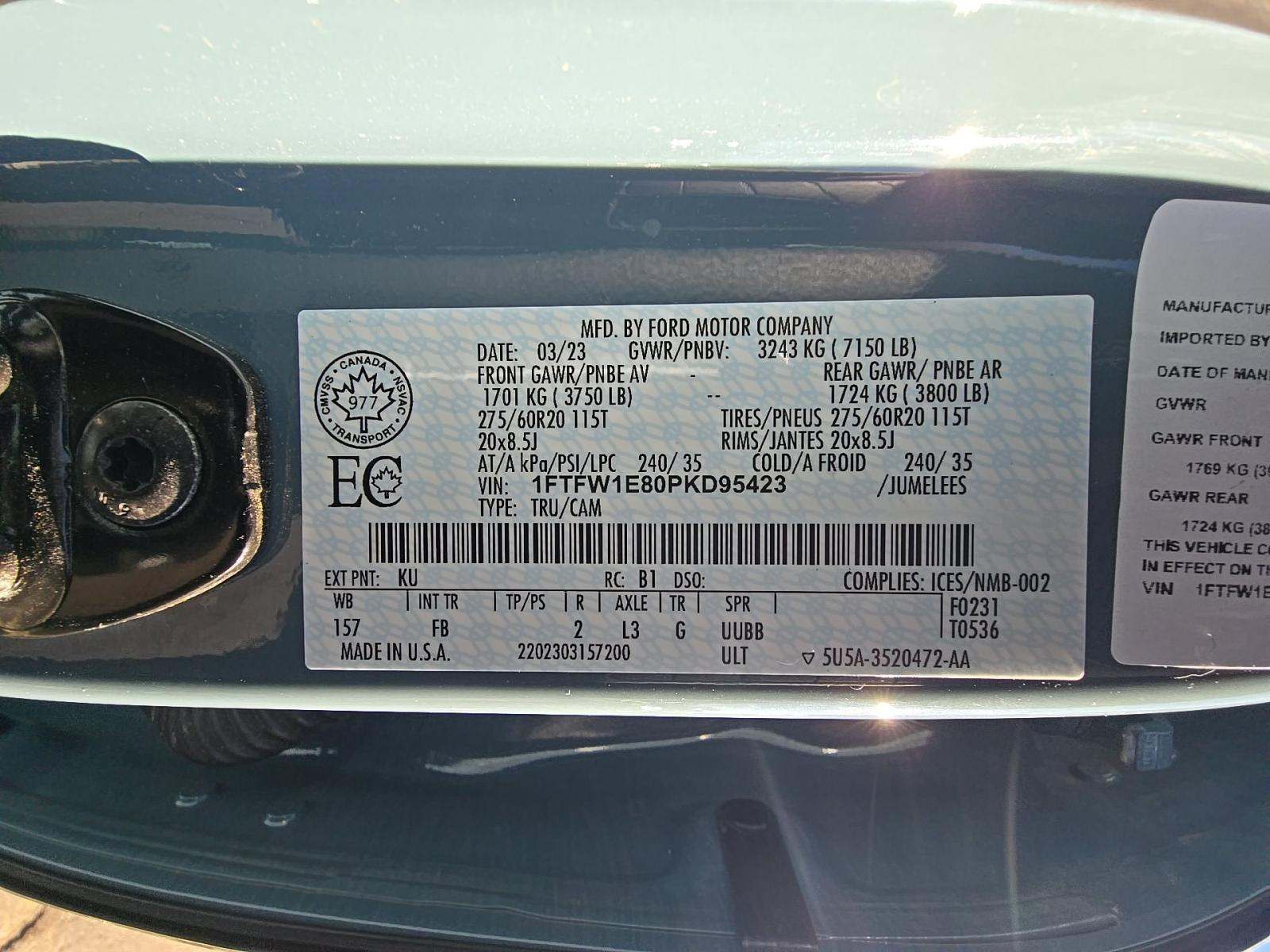 2023 Ford F-150 XLT AWD