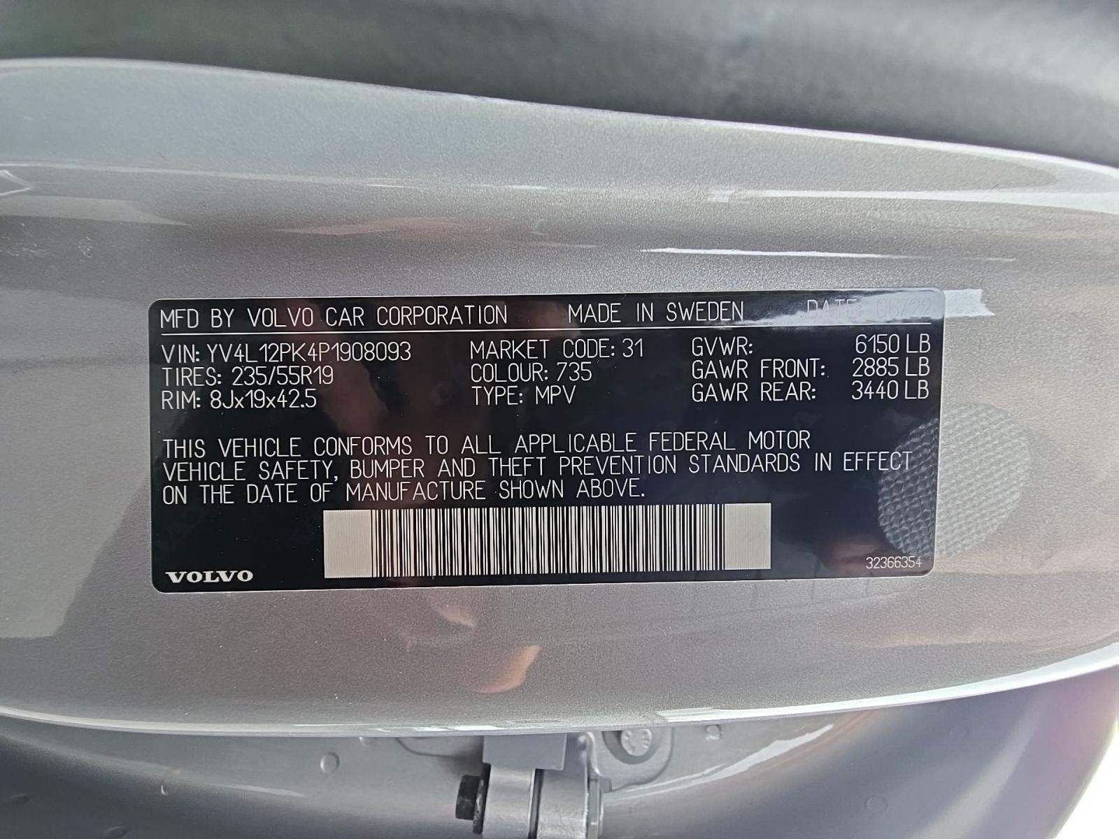 2023 Volvo XC90 B5 Core AWD