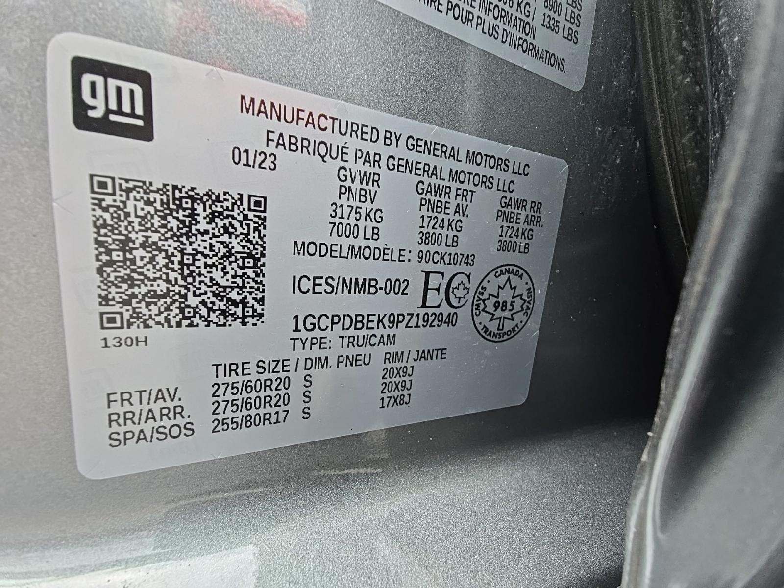 2023 Chevrolet Silverado 1500 Custom AWD