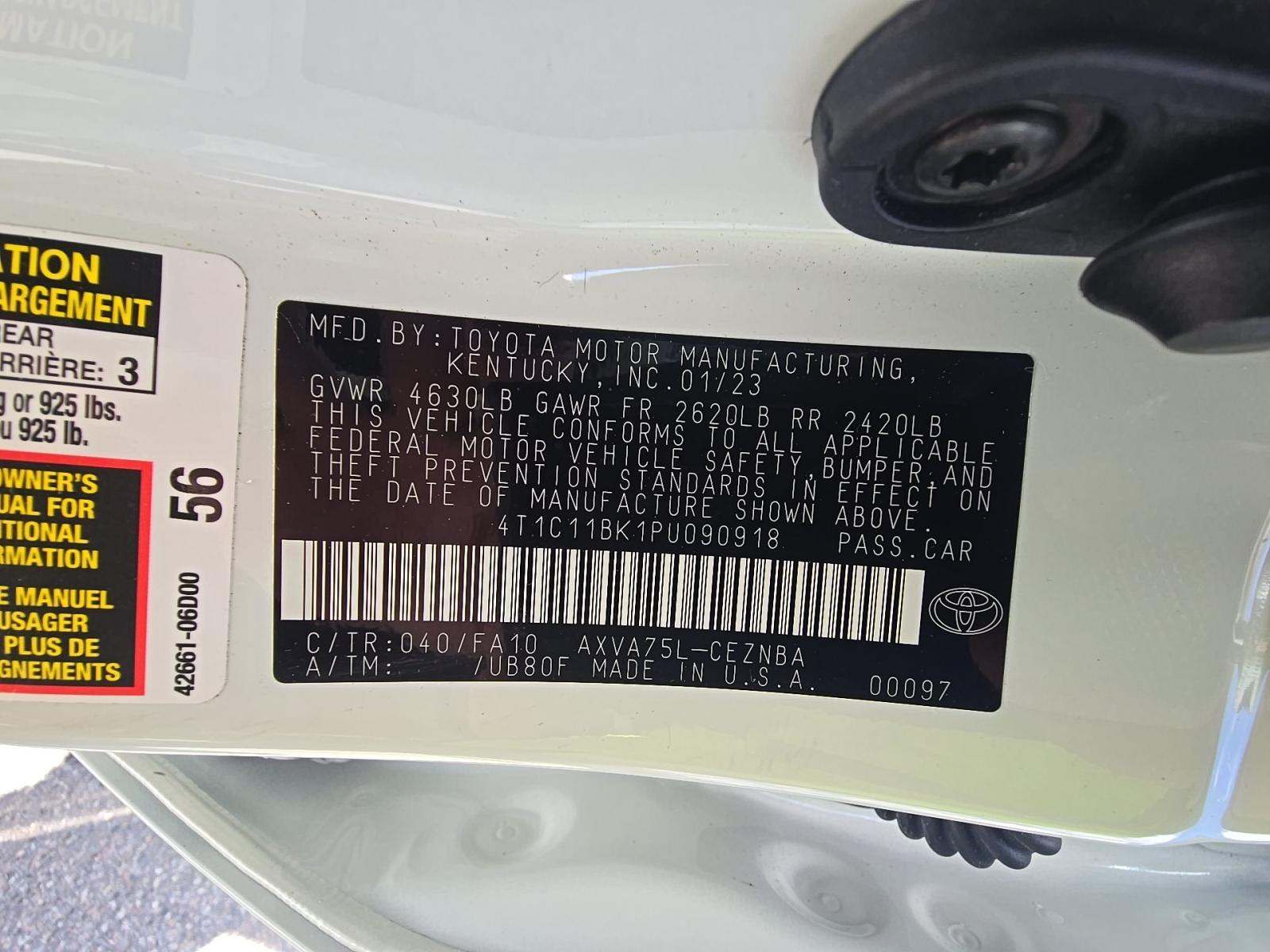 2023 Toyota Camry LE AWD