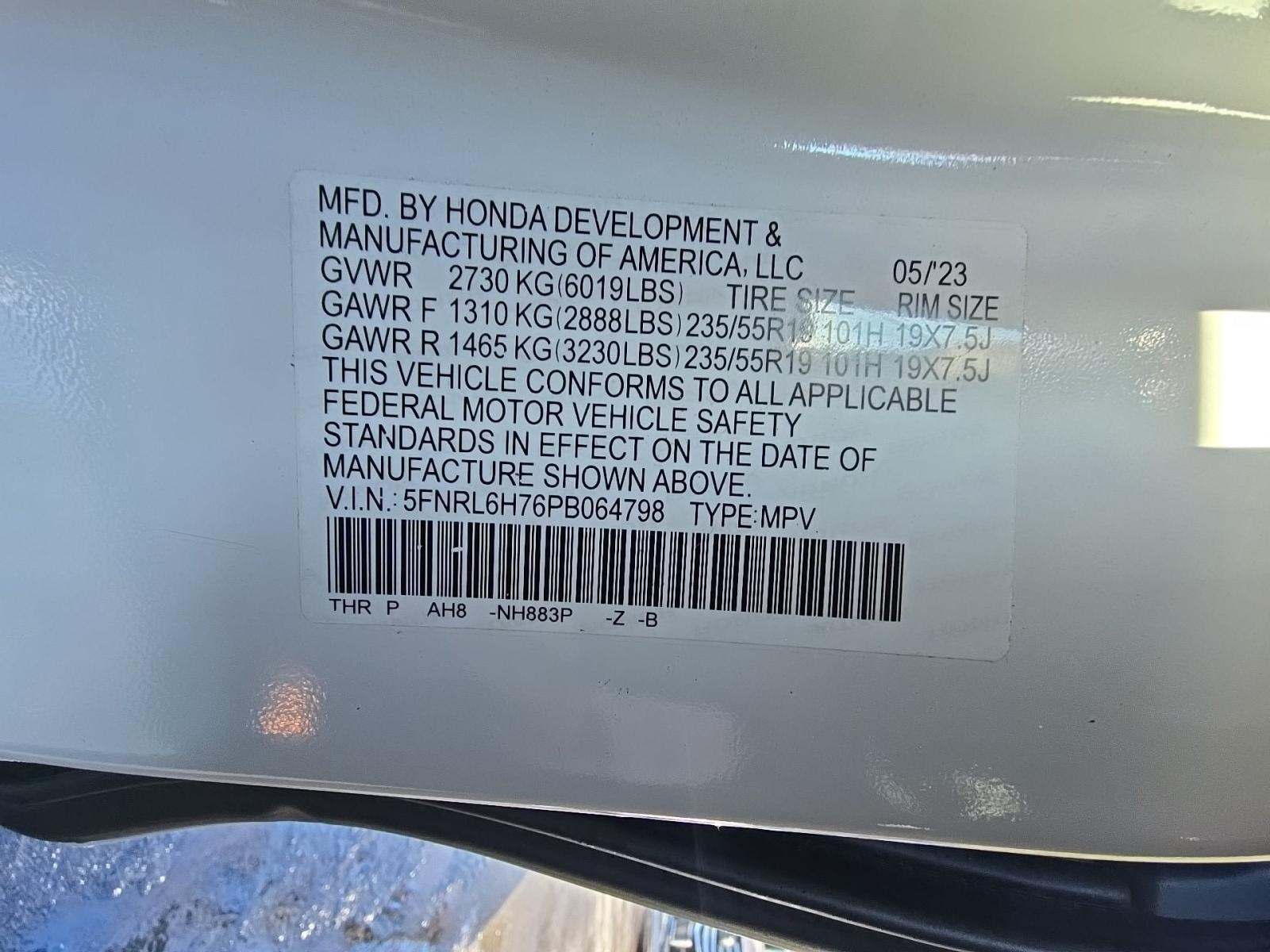 2023 Honda Odyssey Sport FWD