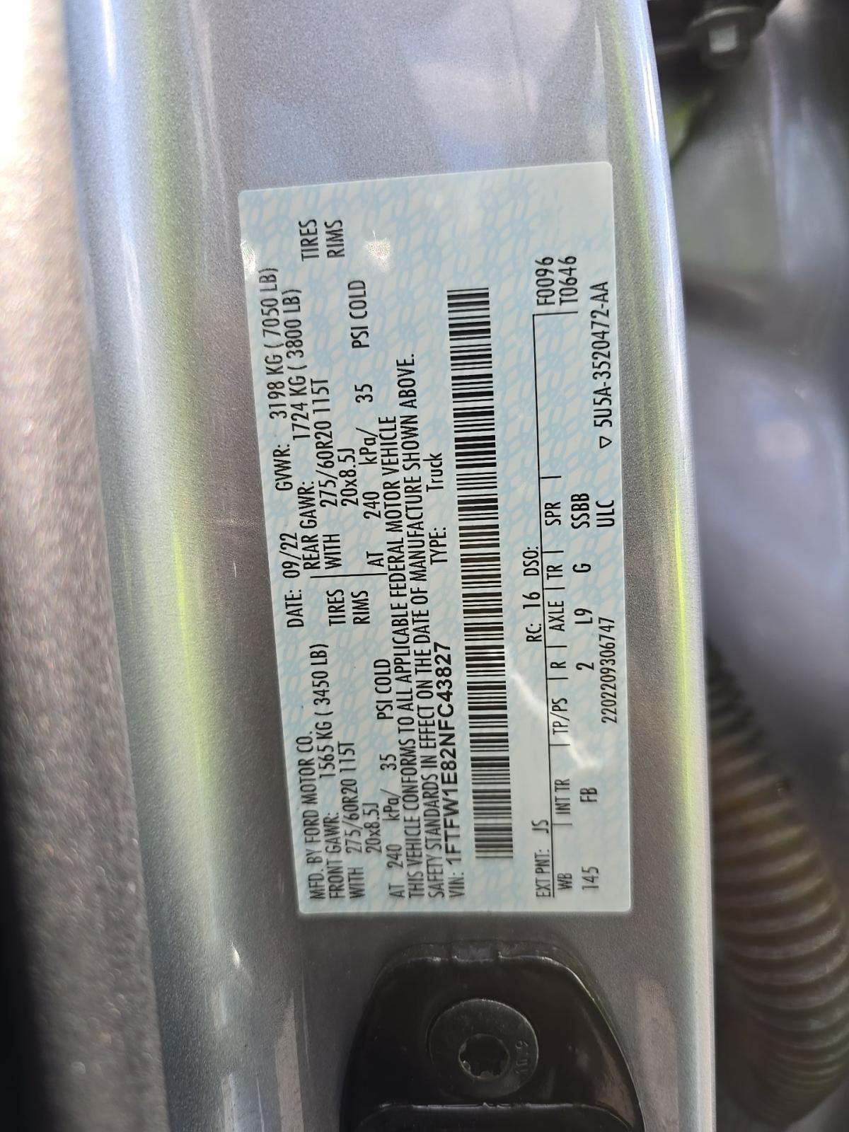 2022 Ford F-150 XLT AWD