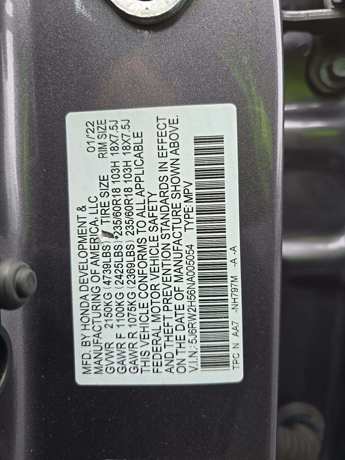 2022 Honda CR-V EX AWD