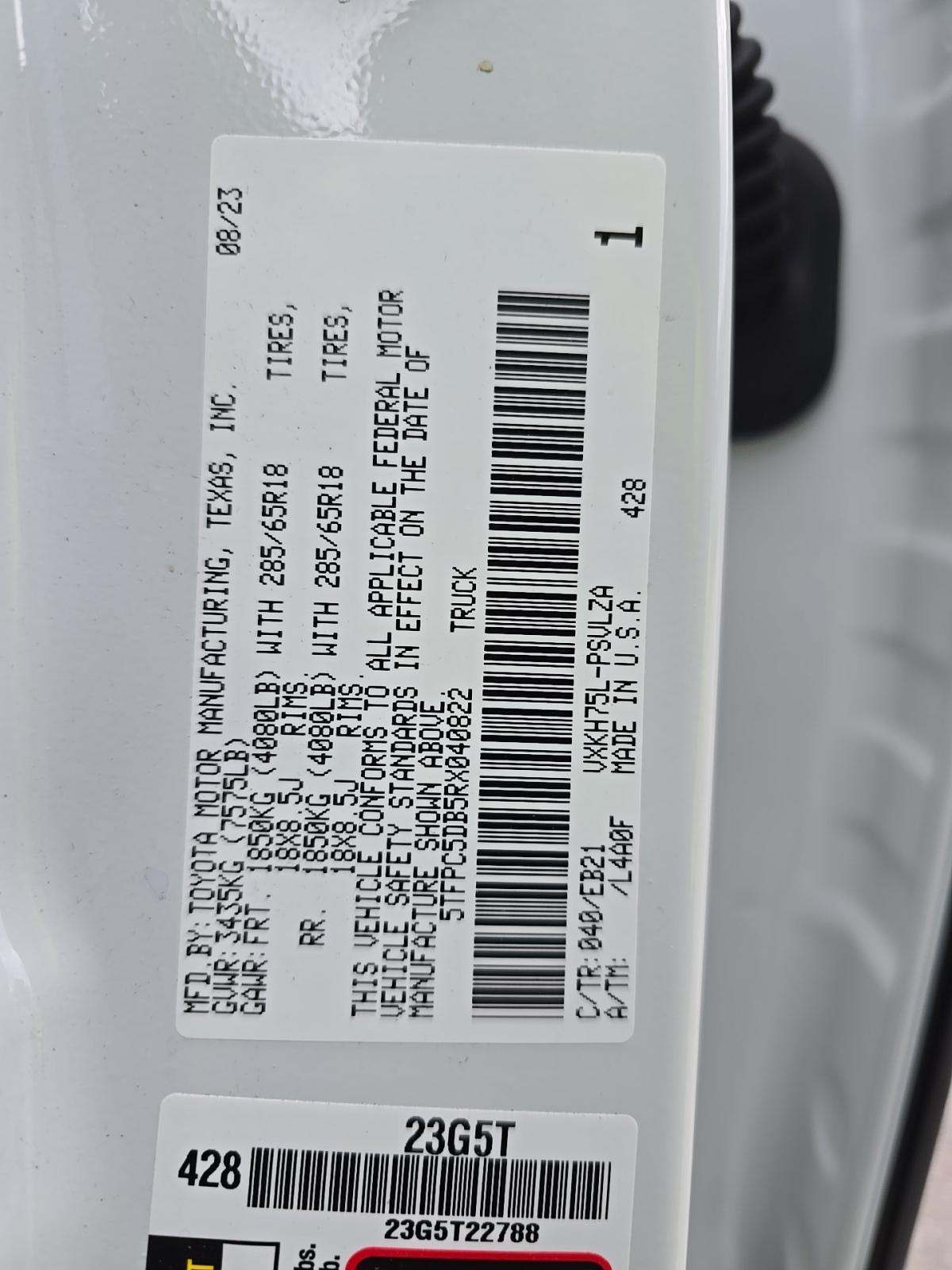 2024 Toyota Tundra Hybrid TRD Pro AWD