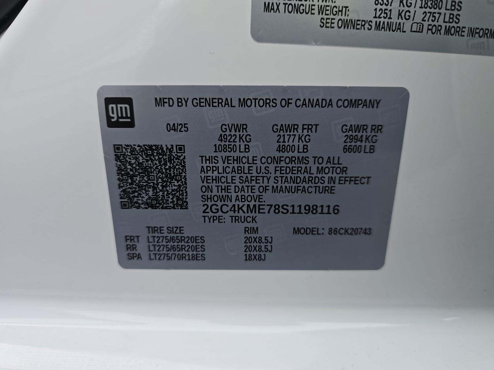 2025 Chevrolet Silverado 2500HD Custom AWD