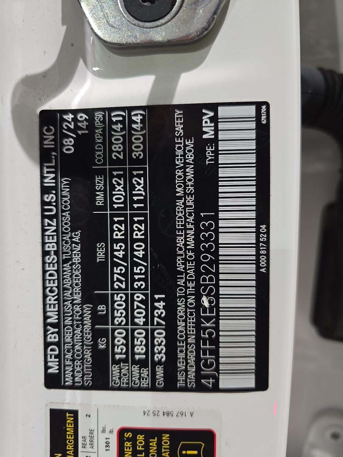 2025 Mercedes-Benz GLS GLS 450 AWD