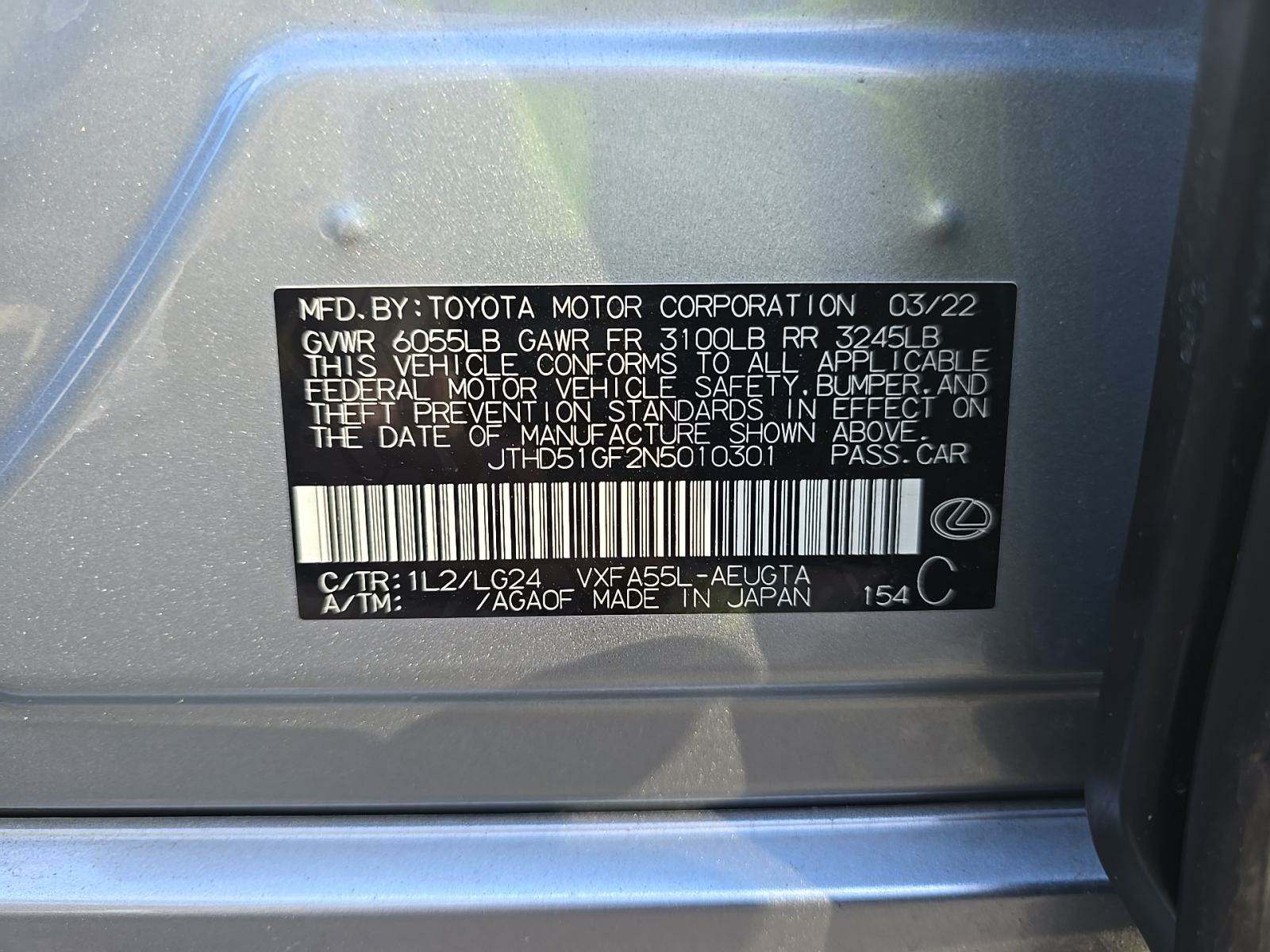 2022 Lexus LS LS 500 AWD