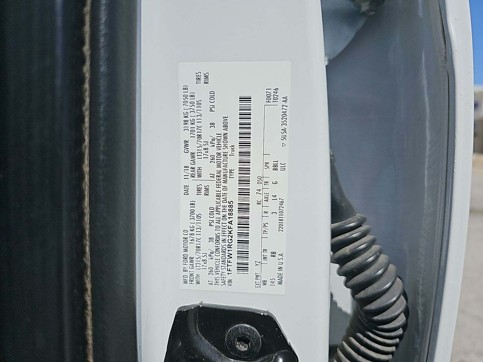 2019 Ford F-150 Raptor AWD