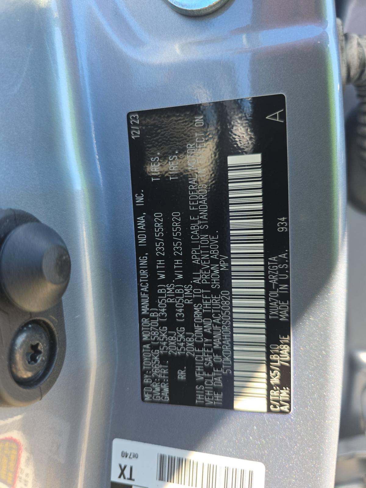 2024 Toyota Highlander Limited FWD