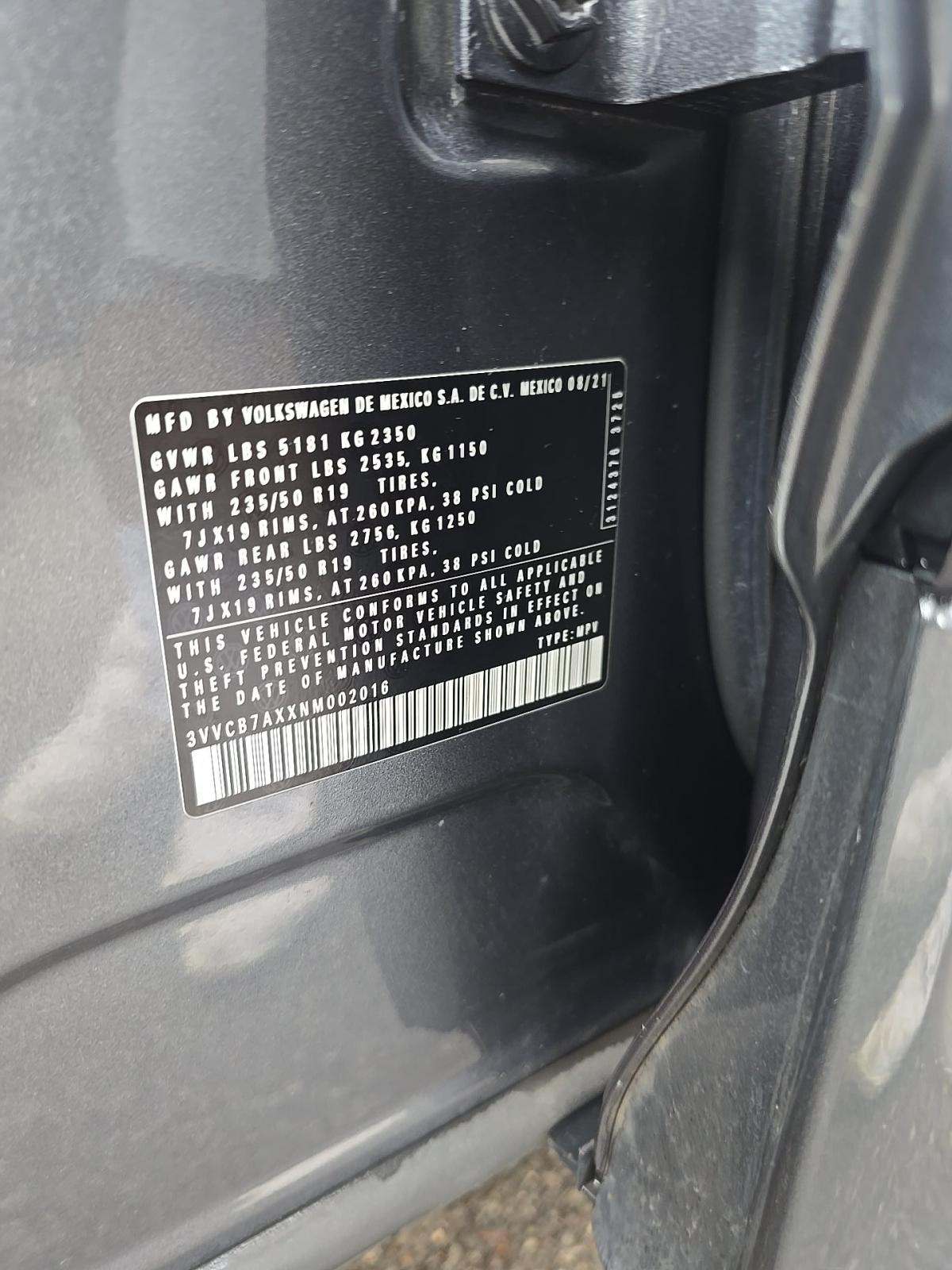 2022 Volkswagen Tiguan 2.0T SE R-Line Black FWD