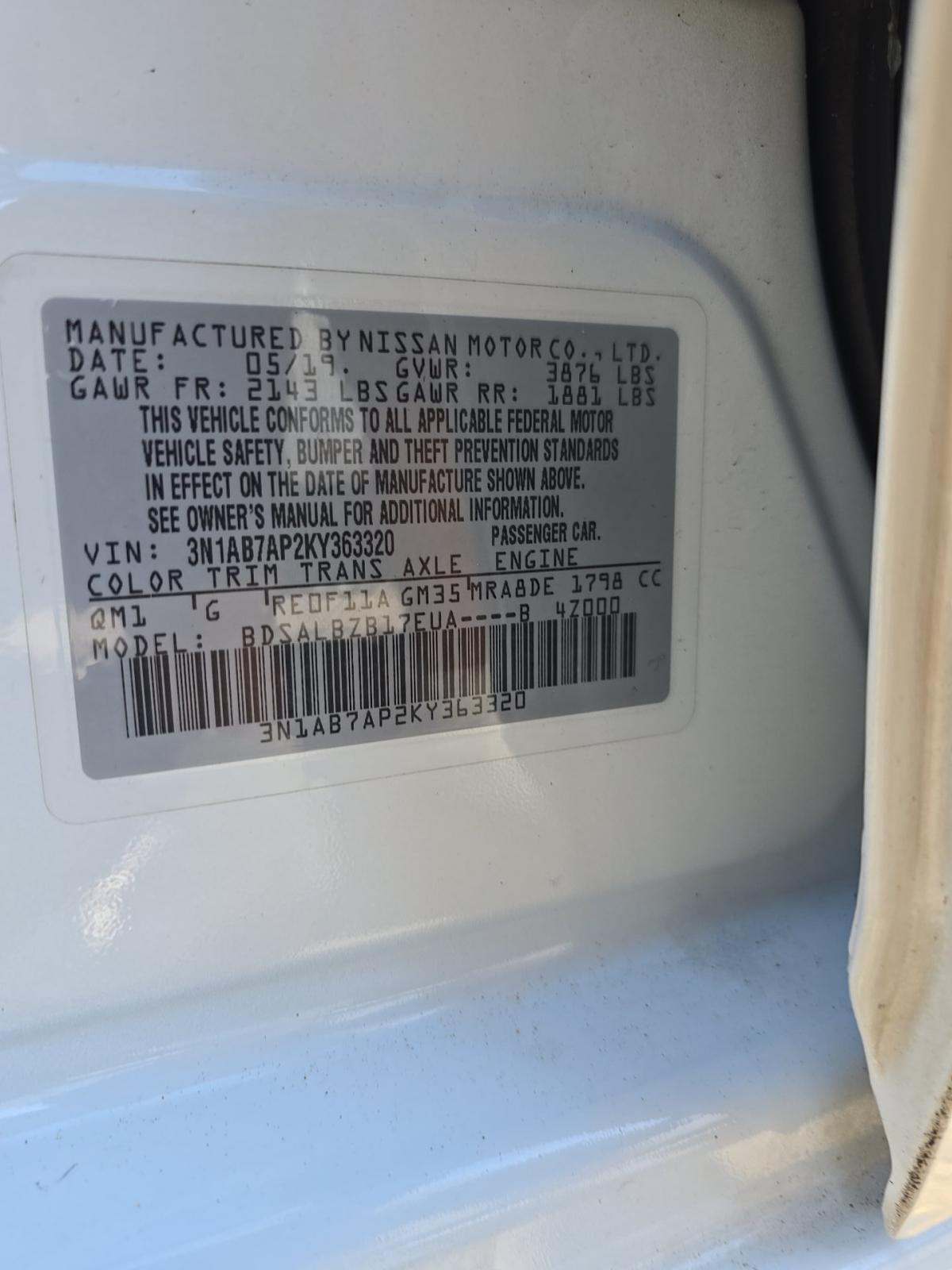 NISSAN SENTRA - 5