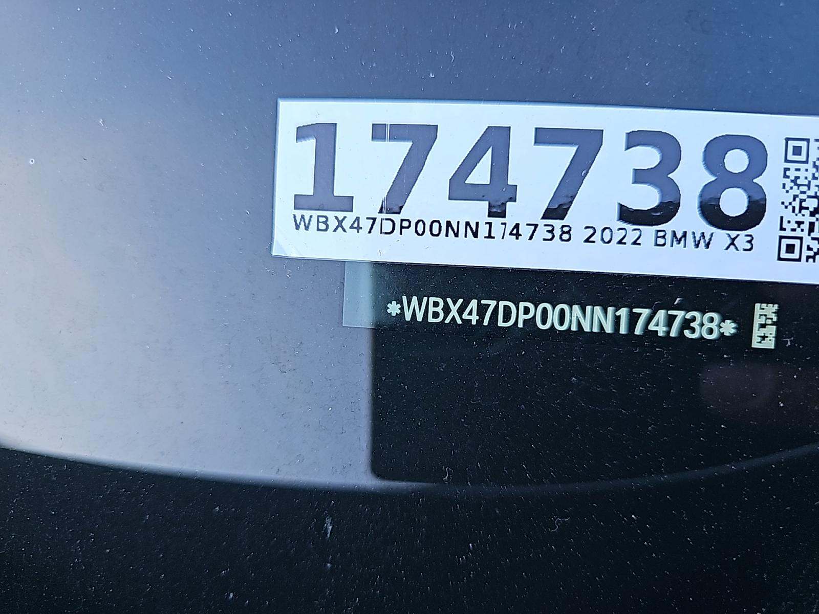 2022 BMW X3 sDrive30i RWD