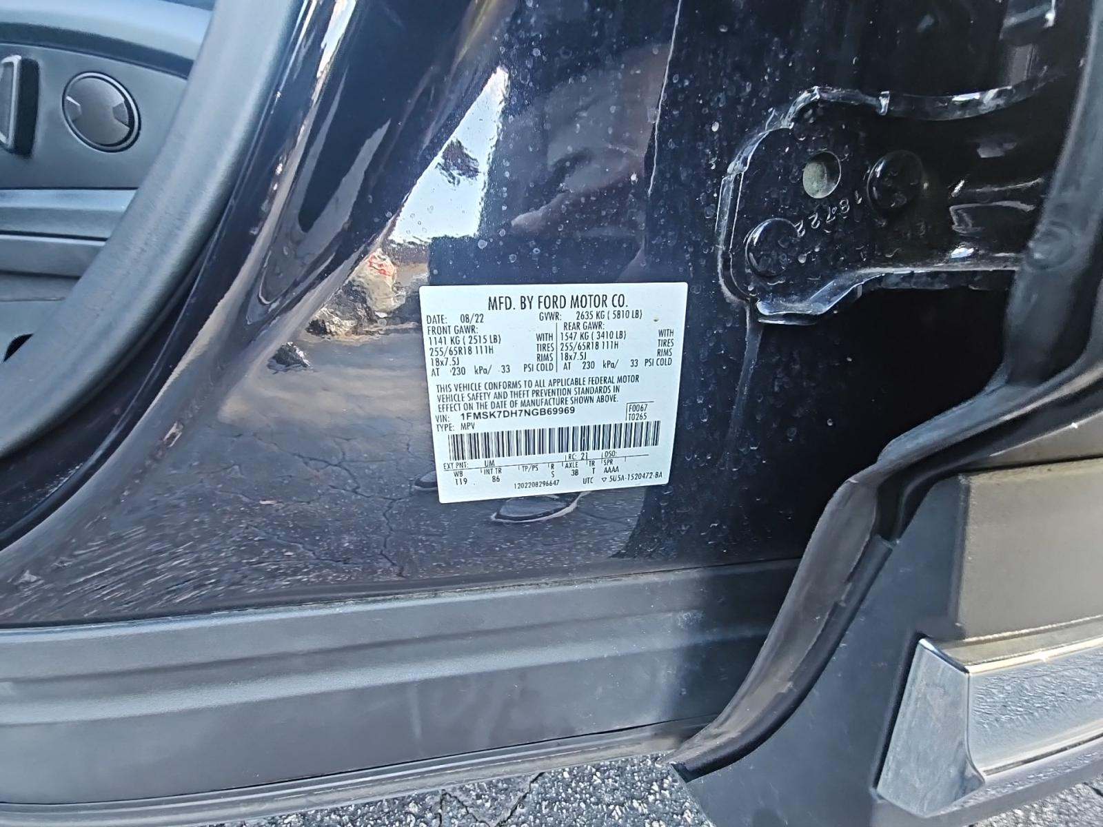 2022 Ford Explorer XLT RWD