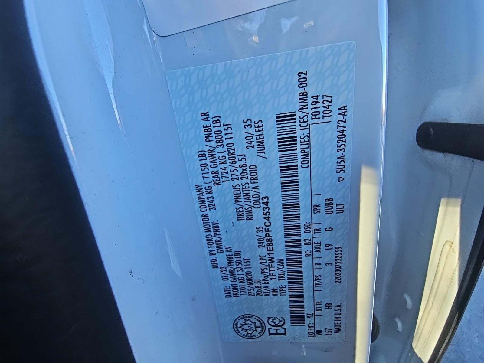 2023 Ford F-150 Lariat AWD