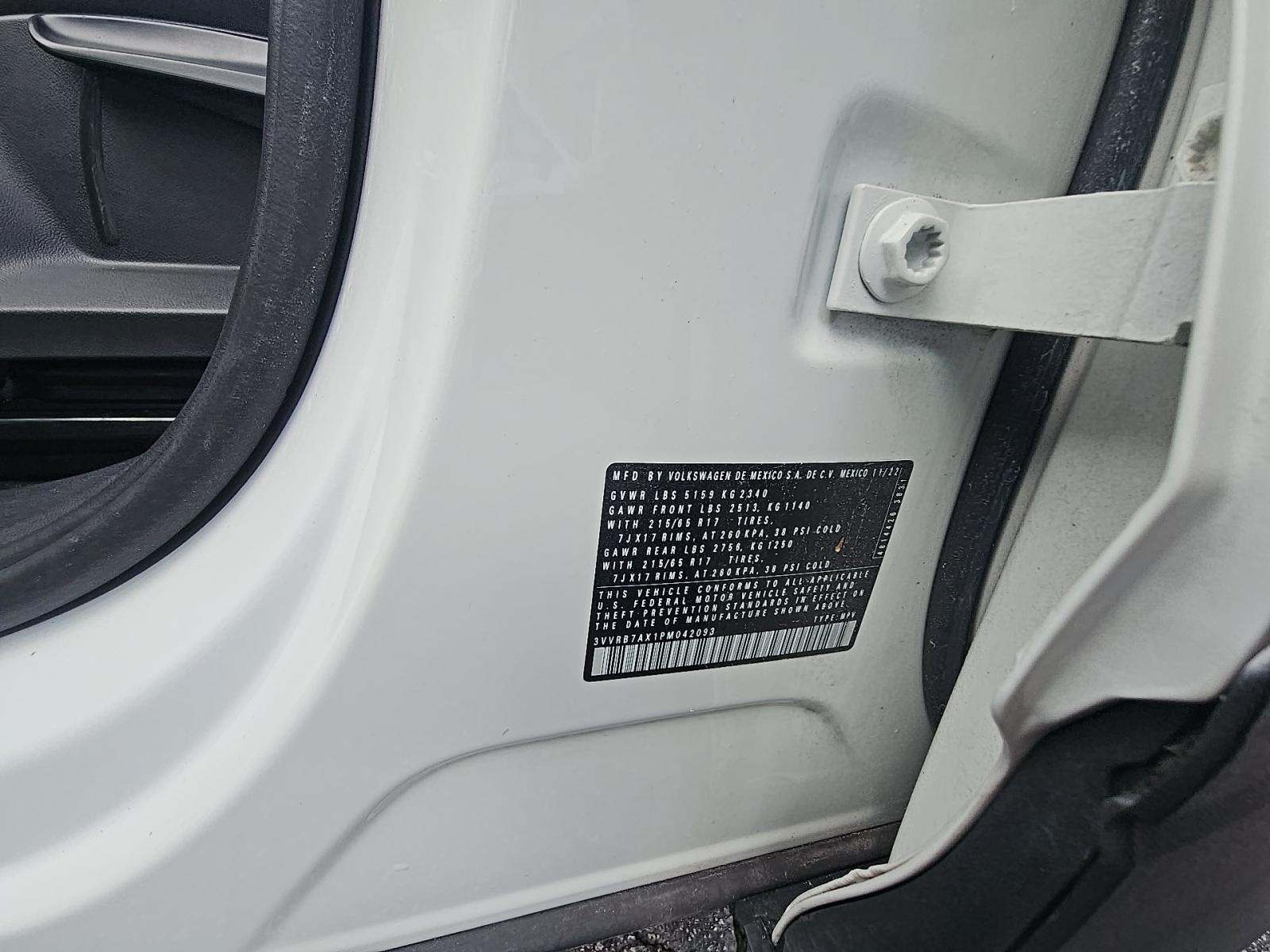 2023 Volkswagen Tiguan 2.0T S FWD