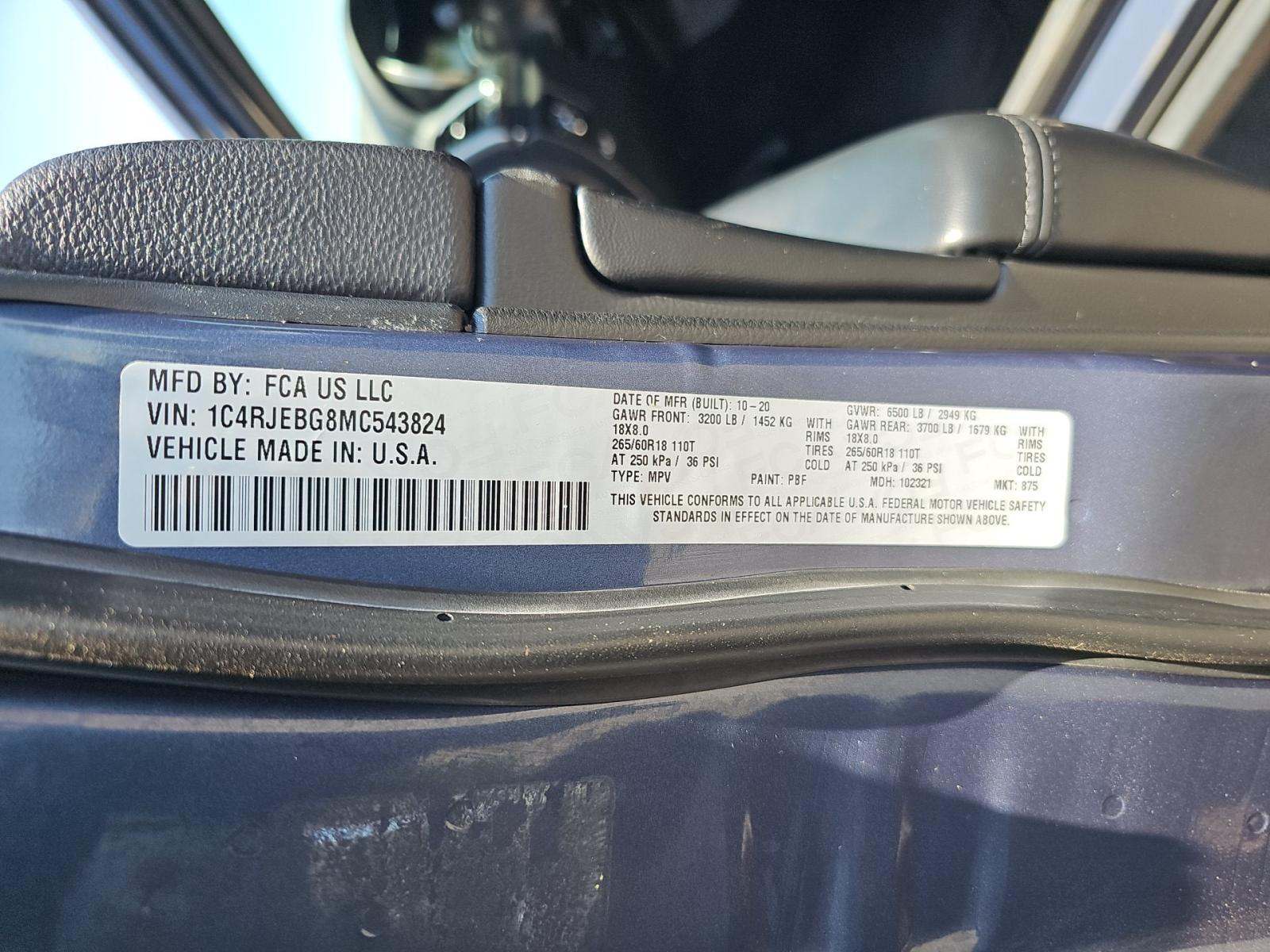 2021 Jeep Grand Cherokee Limited RWD