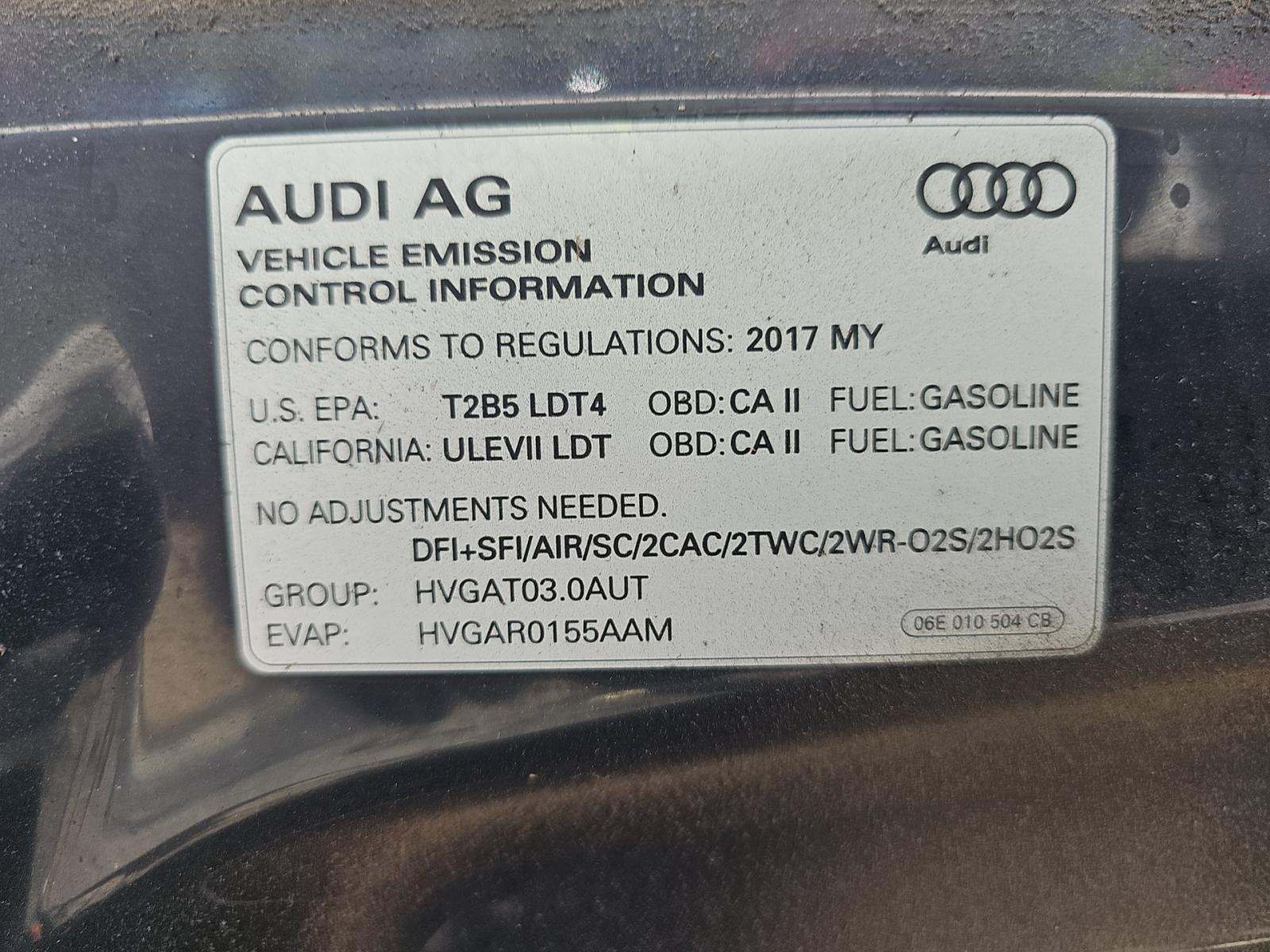 2017 Audi Q7 3.0T Premium Plus AWD