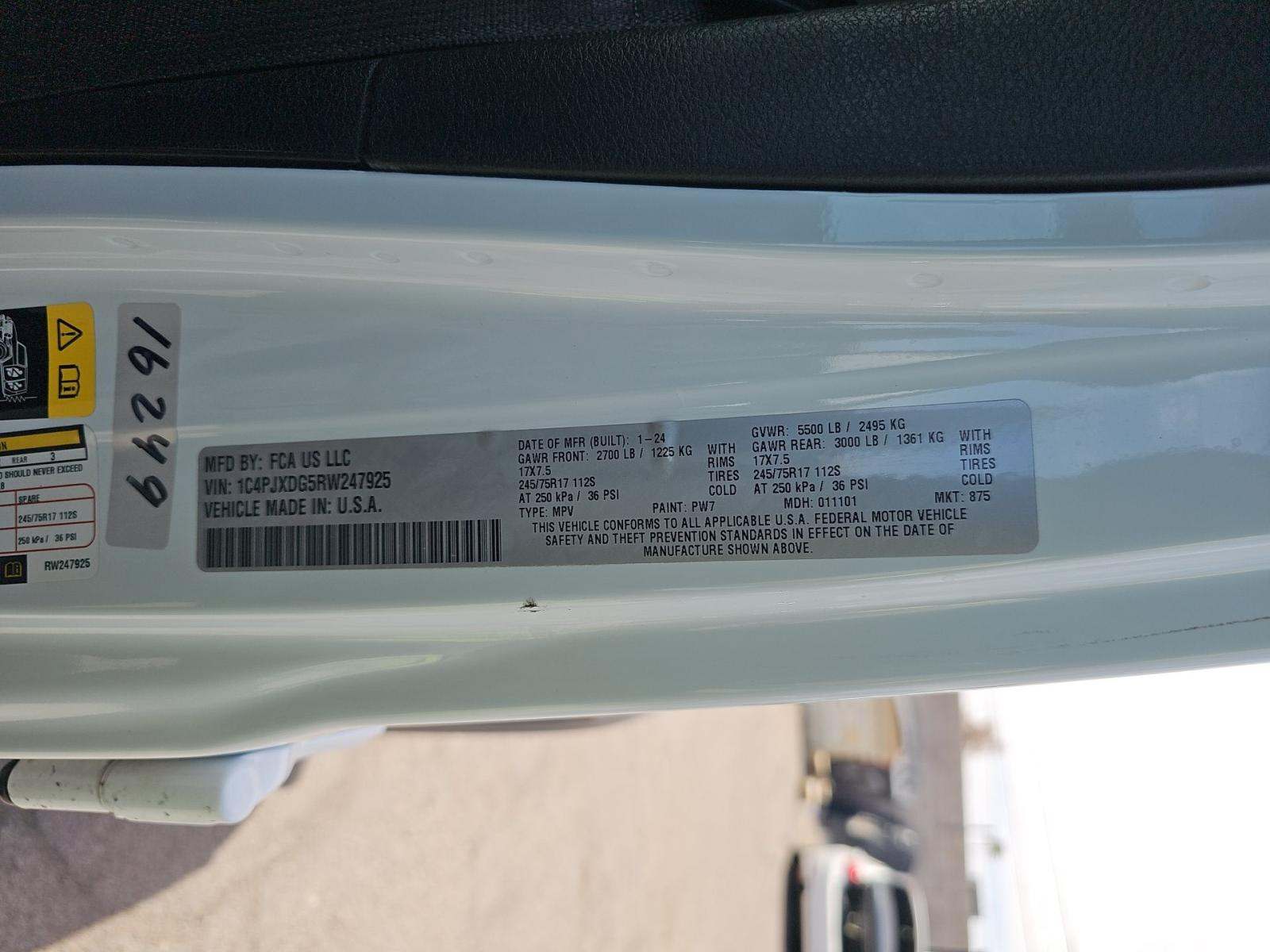 2024 Jeep Wrangler Sport S AWD