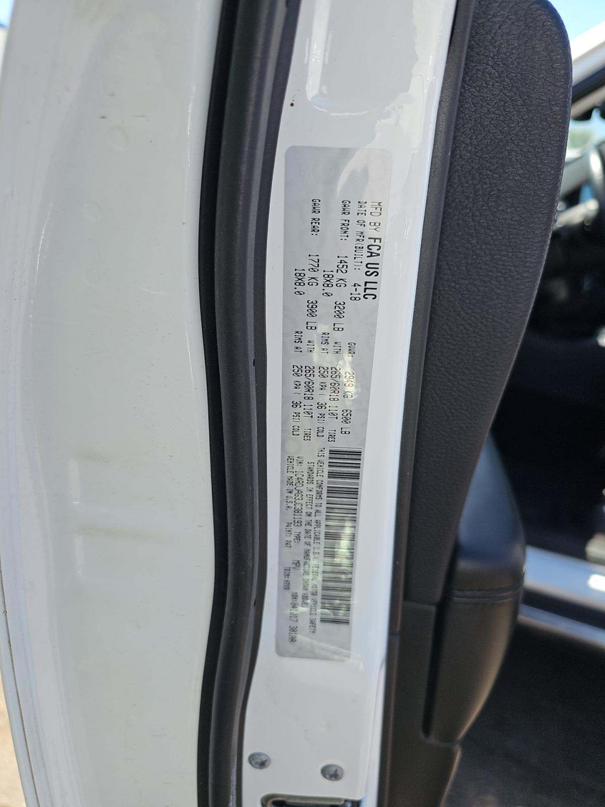 2018 Dodge Durango SXT AWD