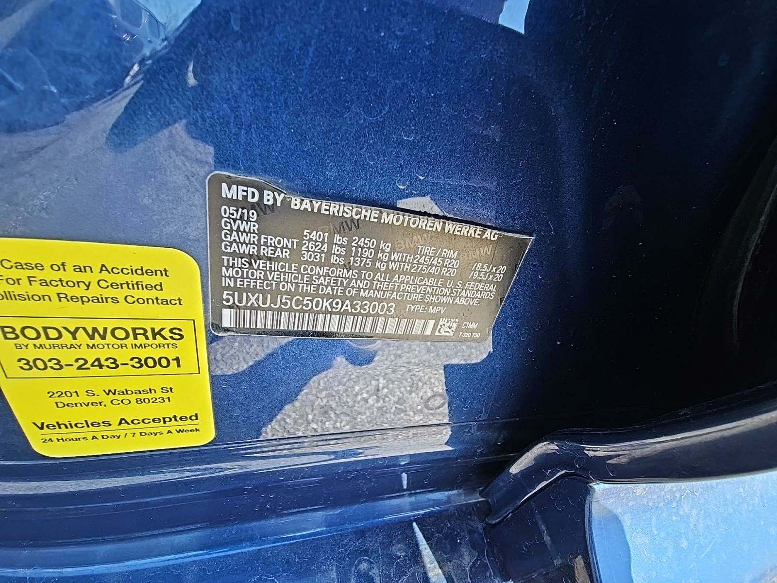 2019 BMW X4 M40i AWD