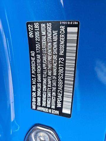 2023 Porsche 718 Cayman GT4 RS RWD