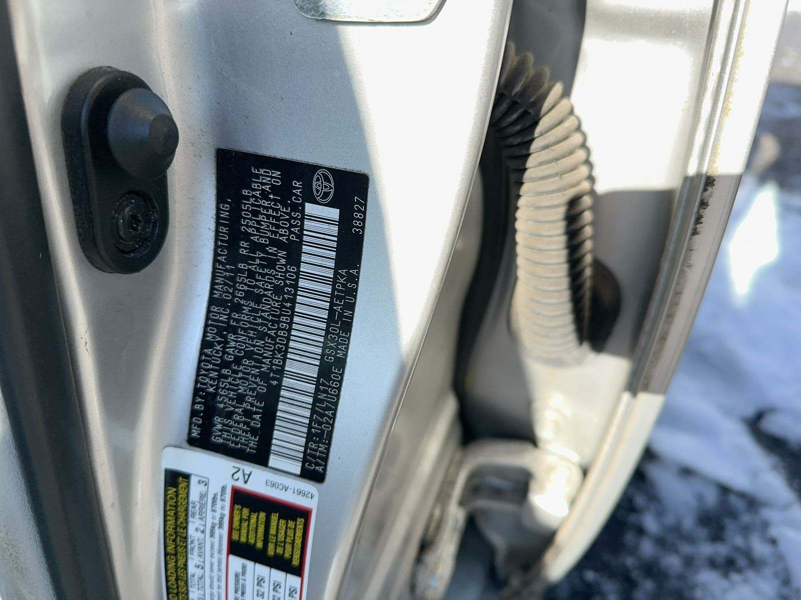 2011 Toyota Avalon Limited FWD