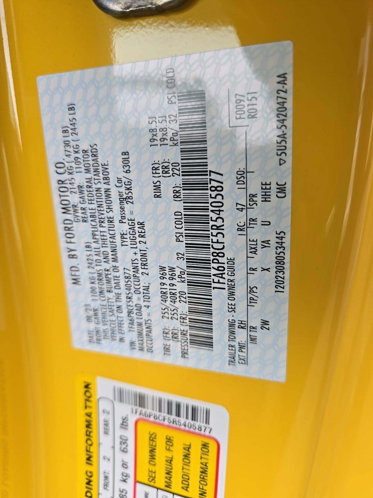 2024 Ford Mustang GT RWD