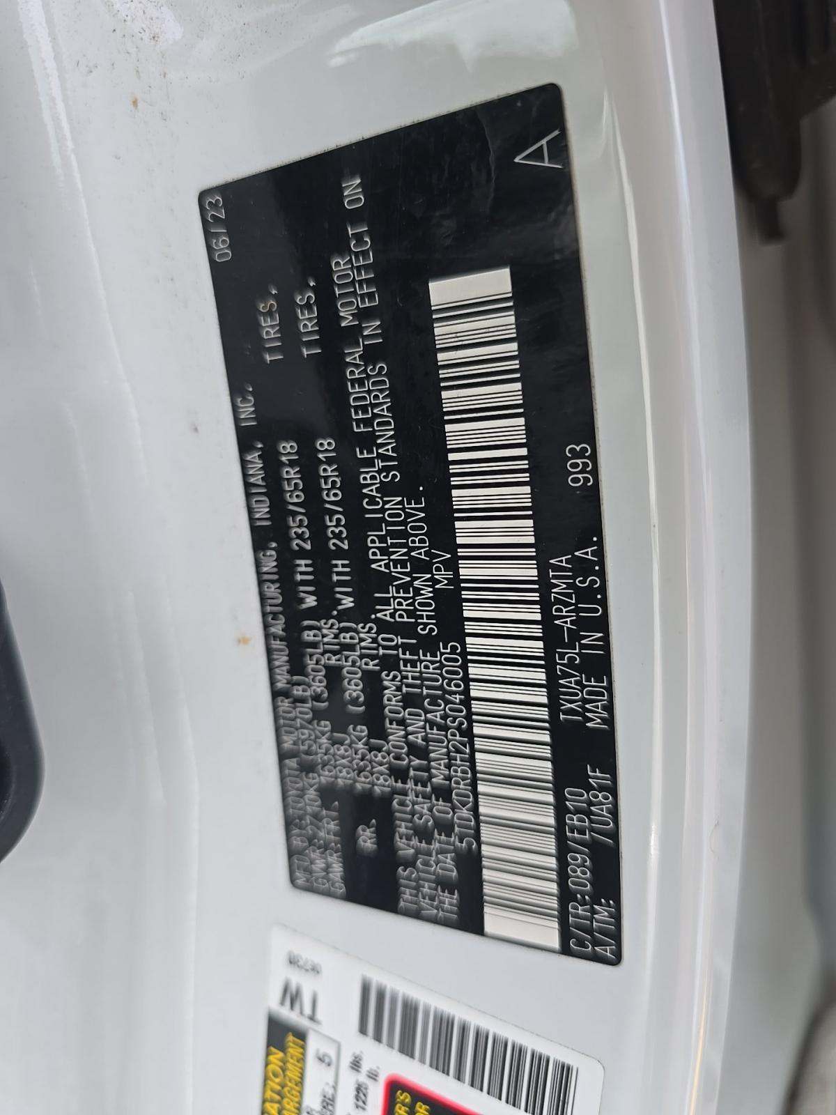 2023 Toyota Highlander XLE AWD