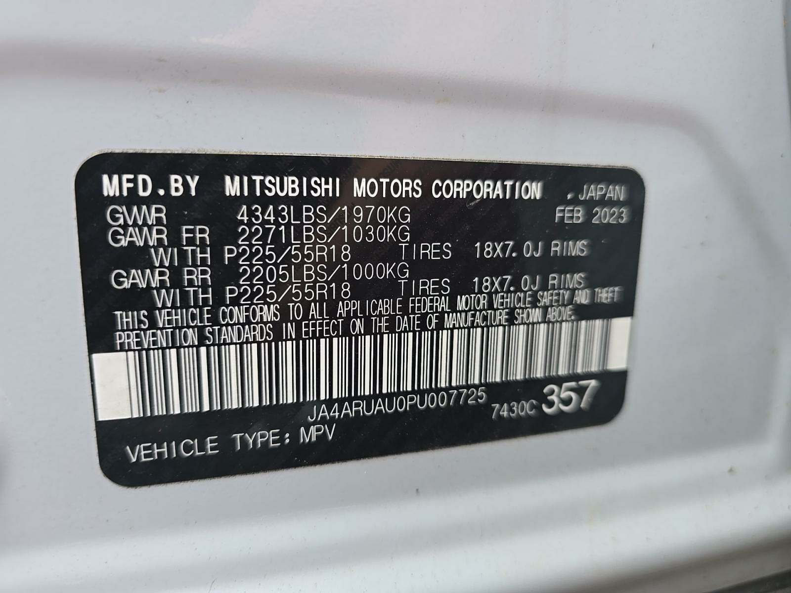 2023 Mitsubishi Outlander Sport RALLIART AWD