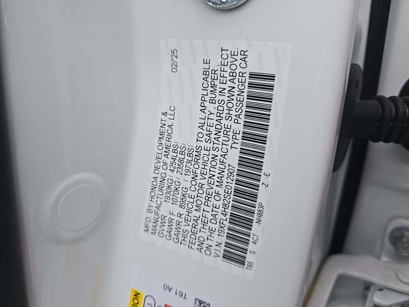 2025 Honda Civic Hybrid Sport FWD