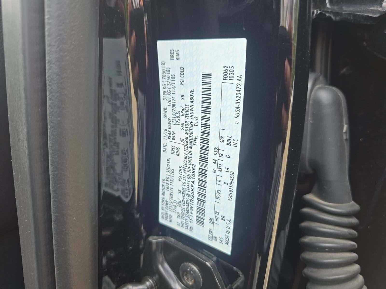 2019 Ford F-150 Raptor AWD