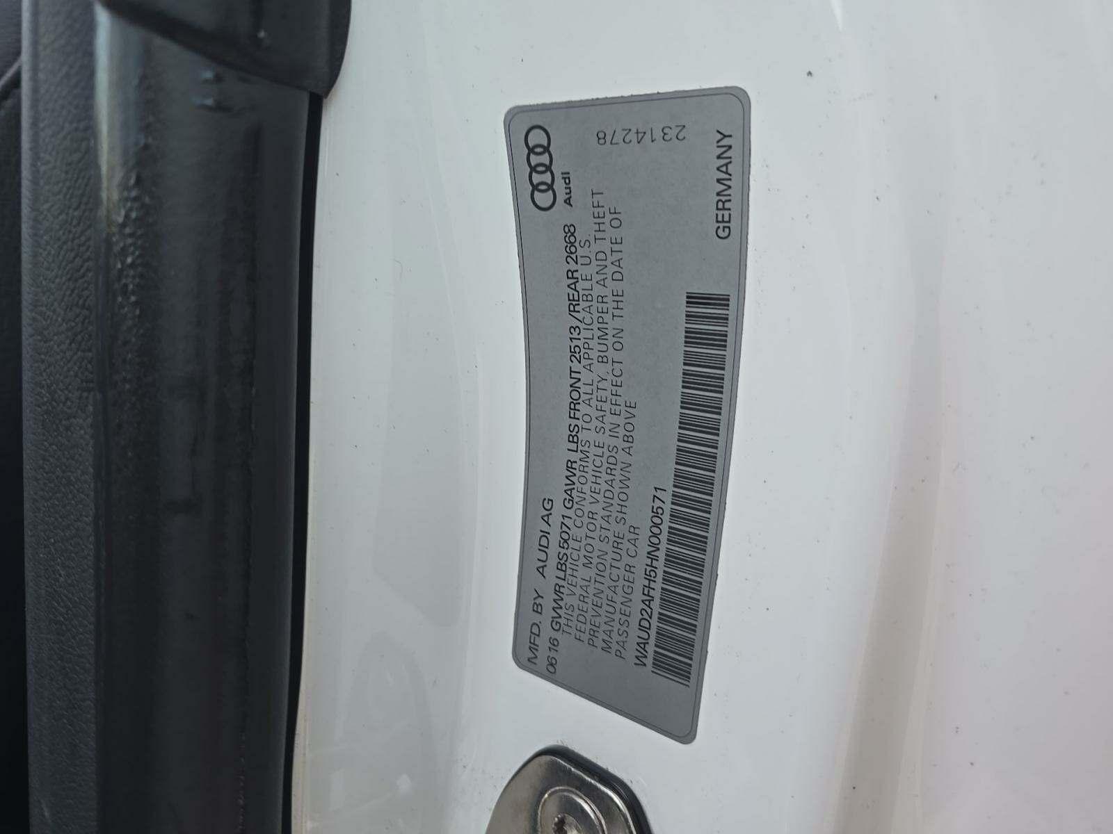 2017 Audi A5 2.0T Sport AWD