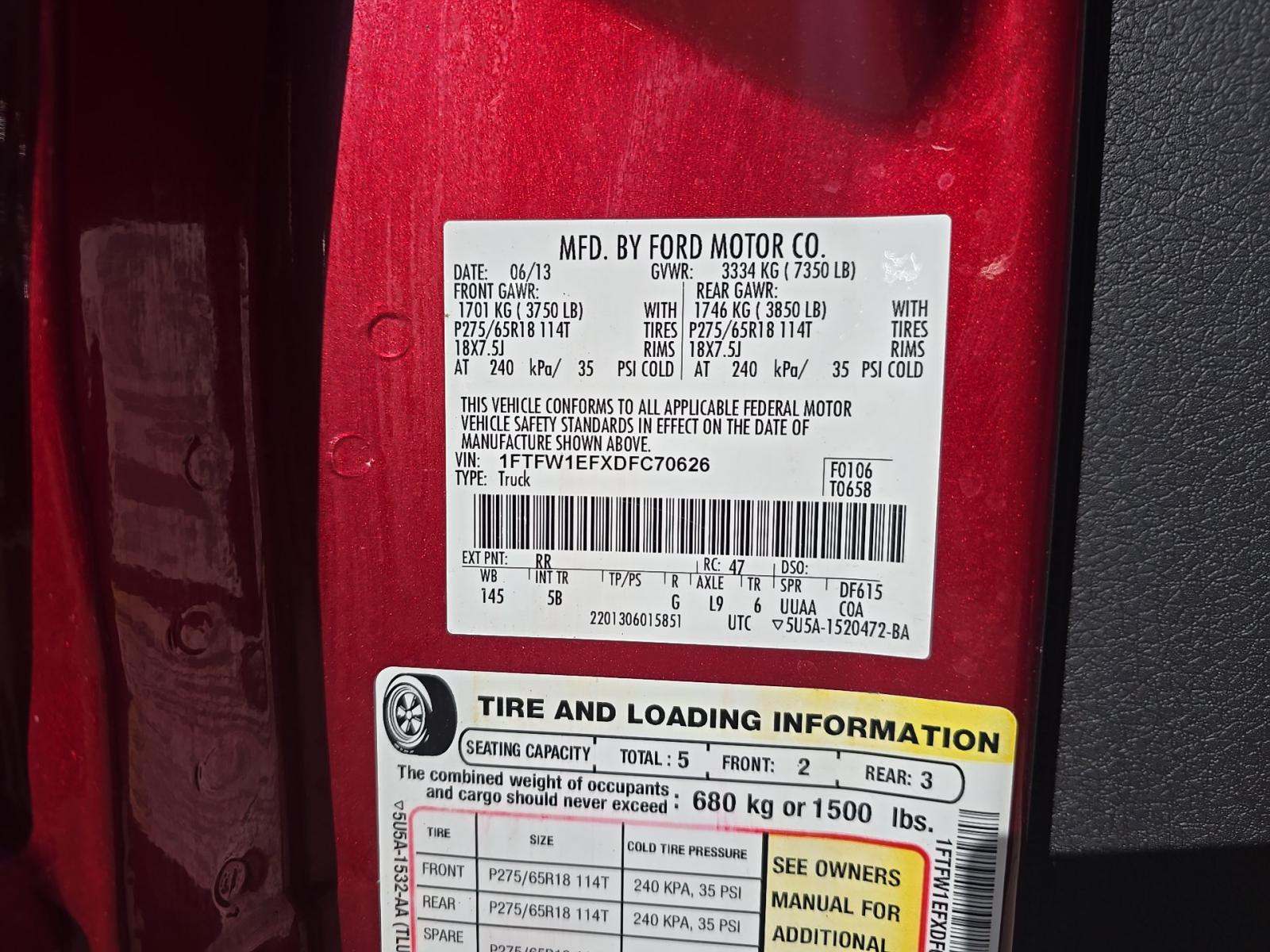 2013 Ford F-150 FX4 AWD