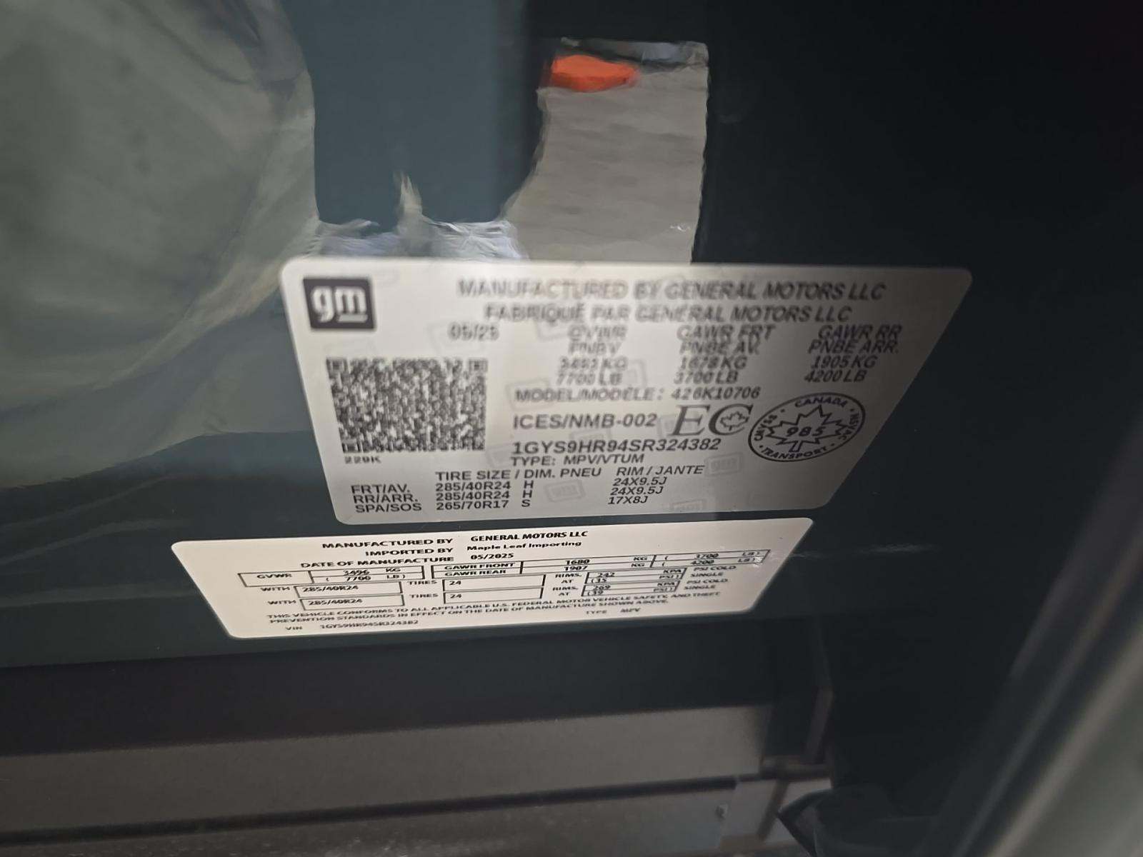 2025 Cadillac Escalade V-Series AWD