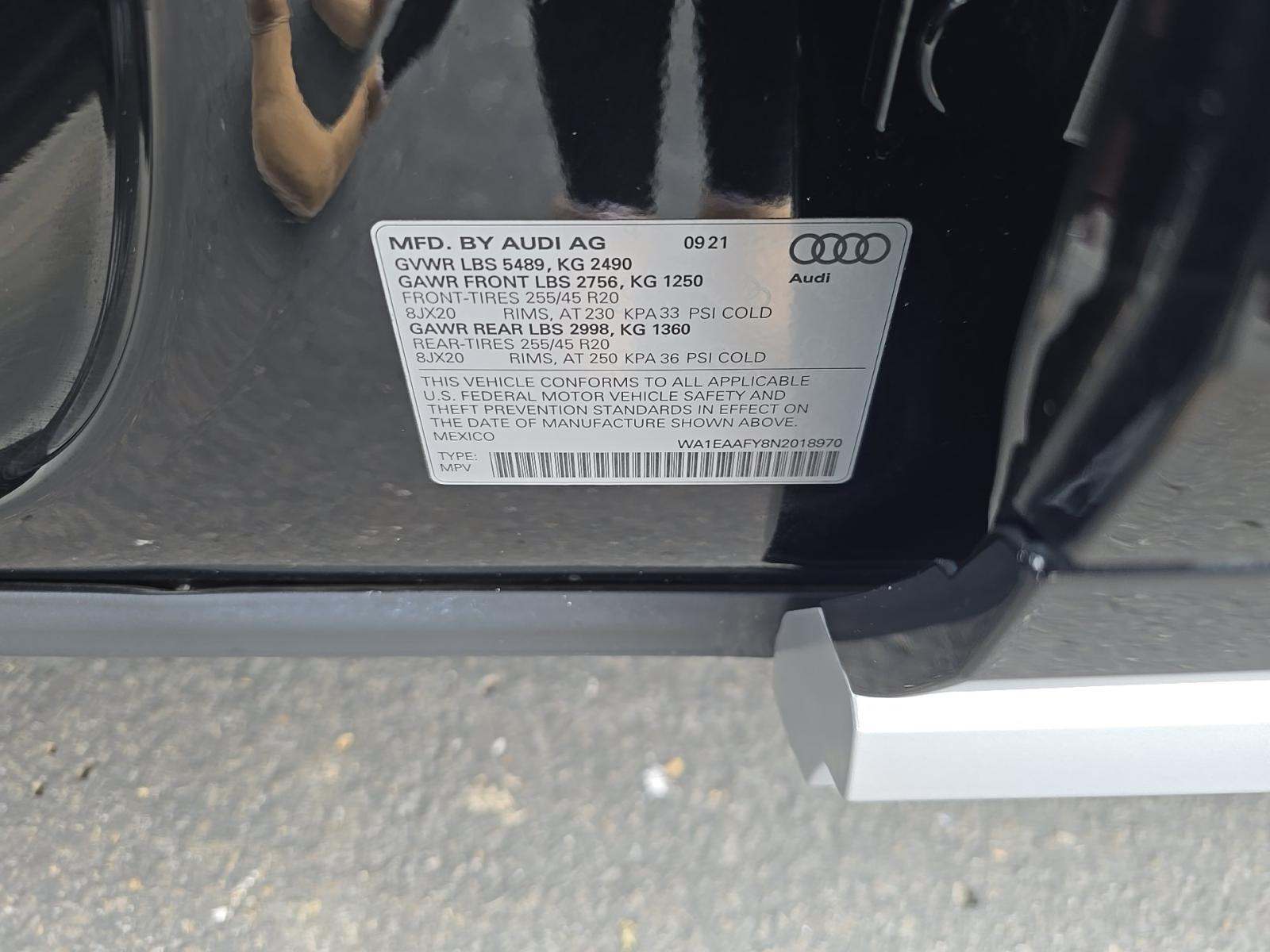 2022 Audi Q5 S line Premium Plus AWD