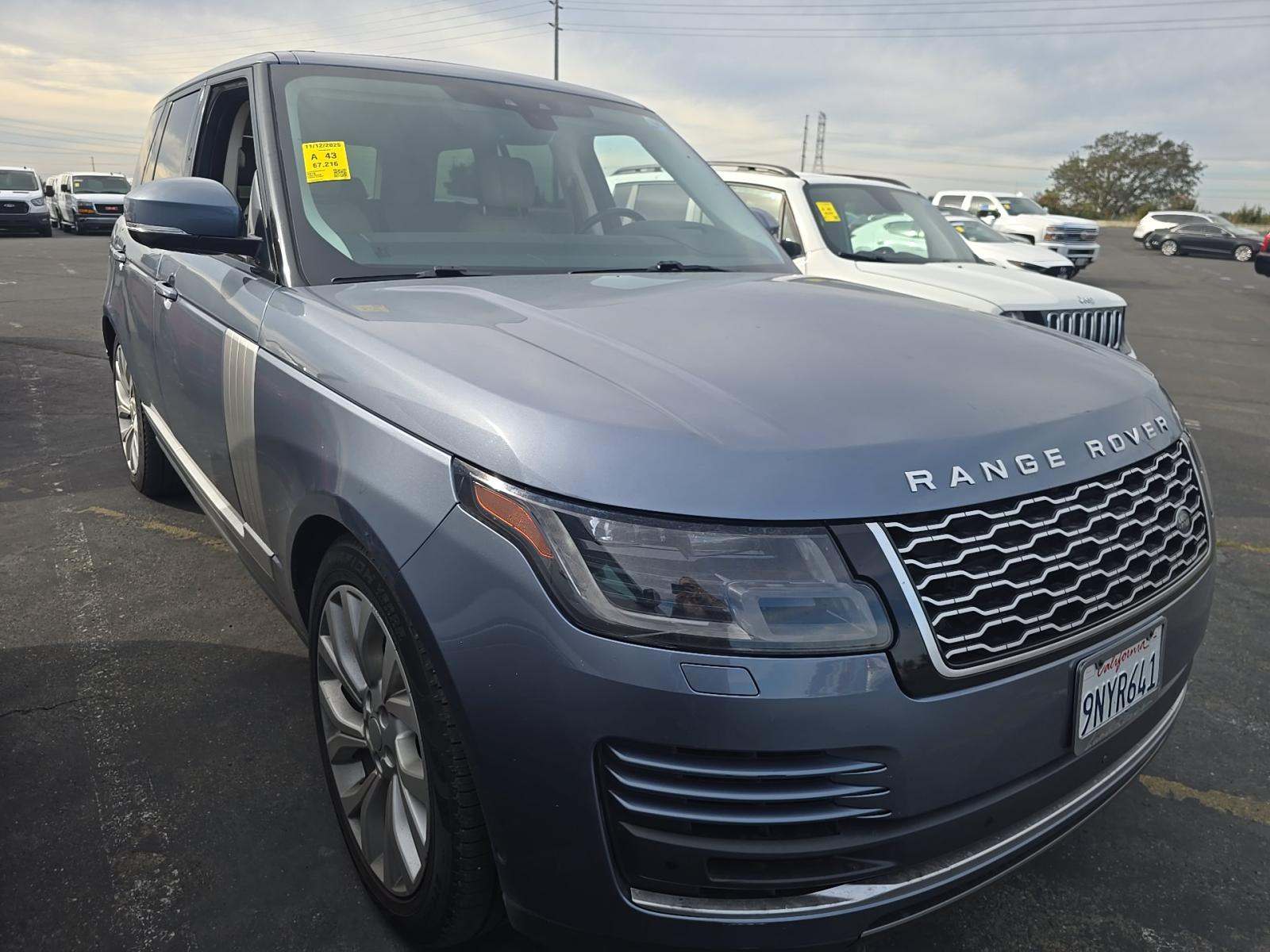 2019 Land Rover Range Rover HSE AWD