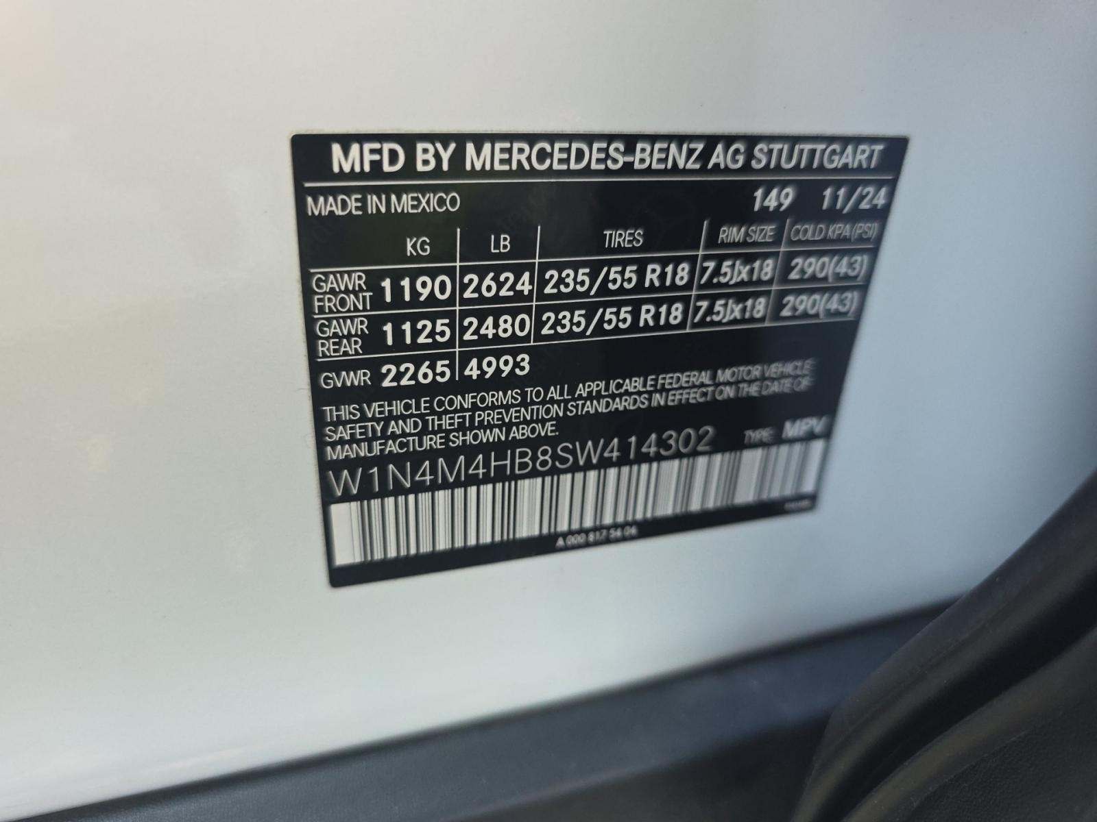 2025 Mercedes-Benz GLB GLB 250 AWD