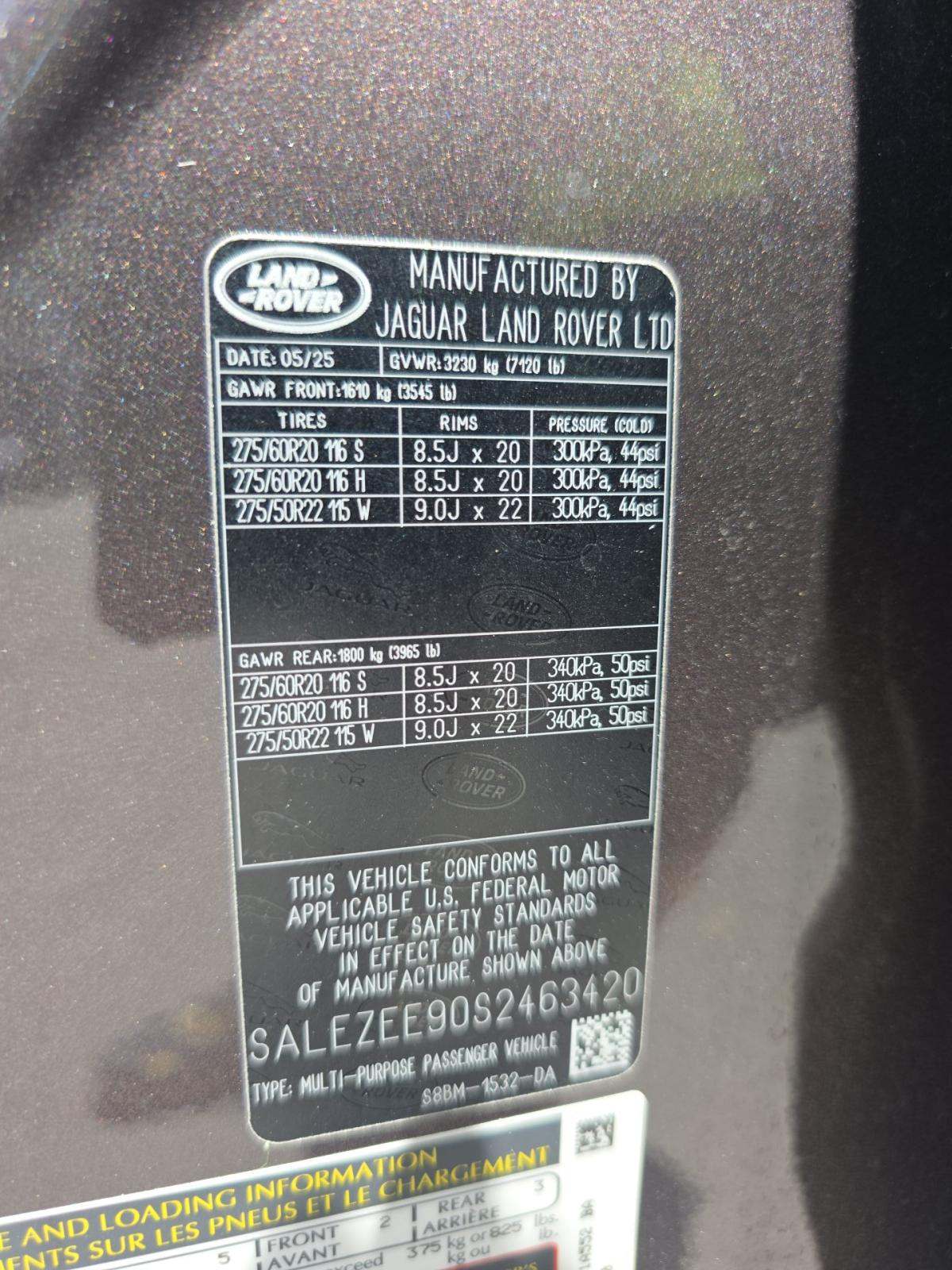2025 Land Rover Defender 110 OCTA Edition One AWD