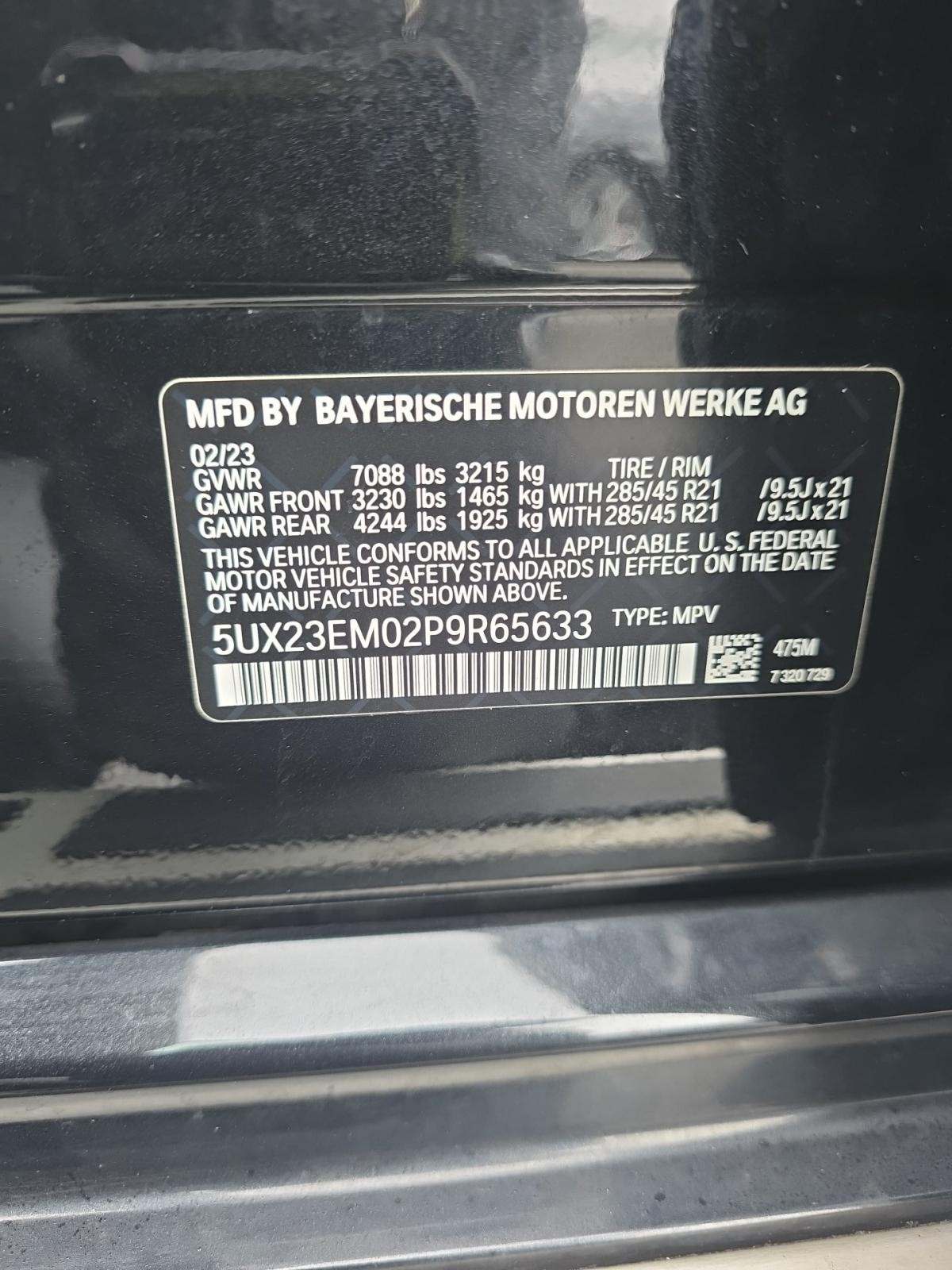 2023 BMW X7 xDrive40i AWD