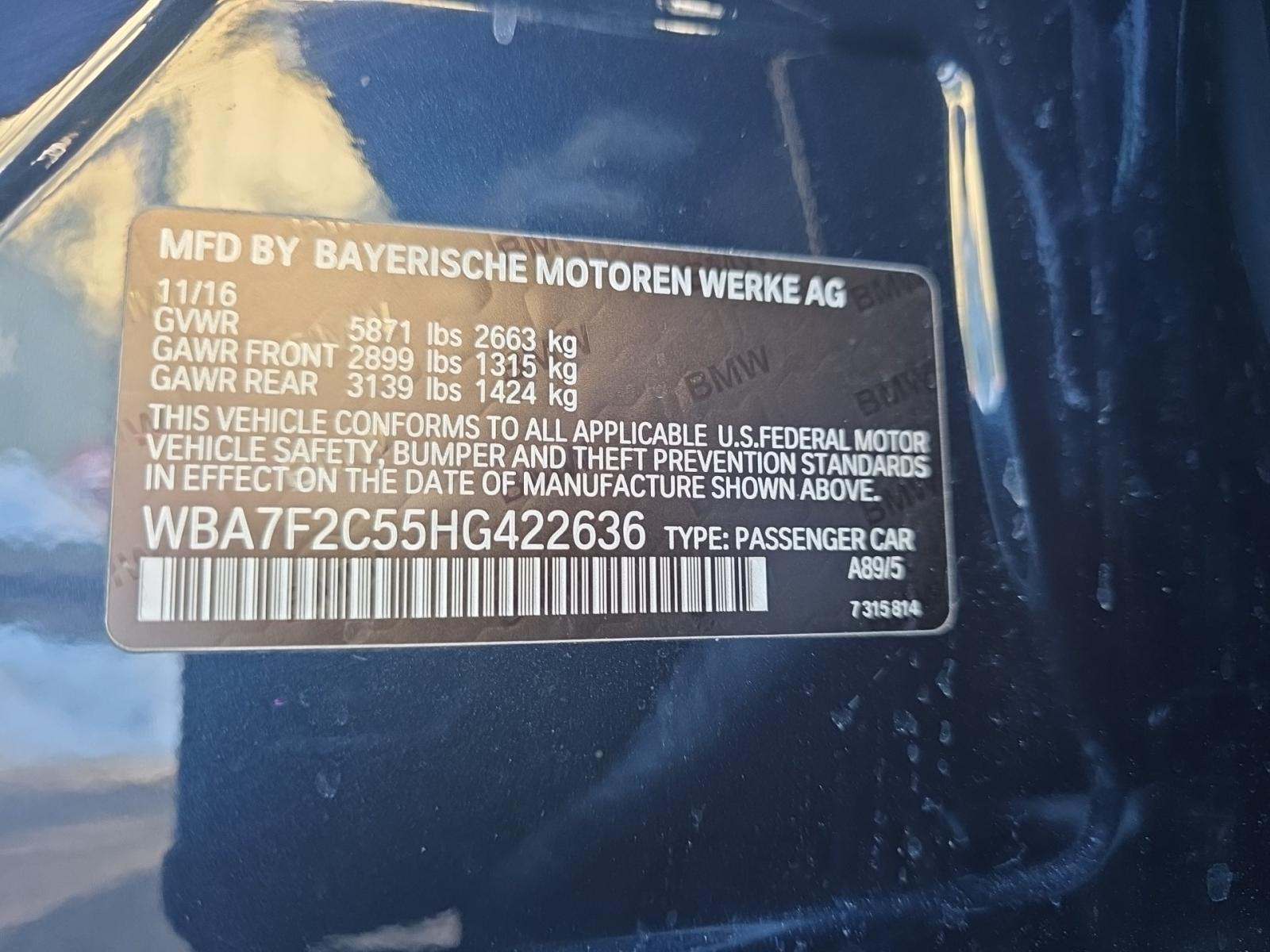 2017 BMW 7 Series 750i xDrive AWD