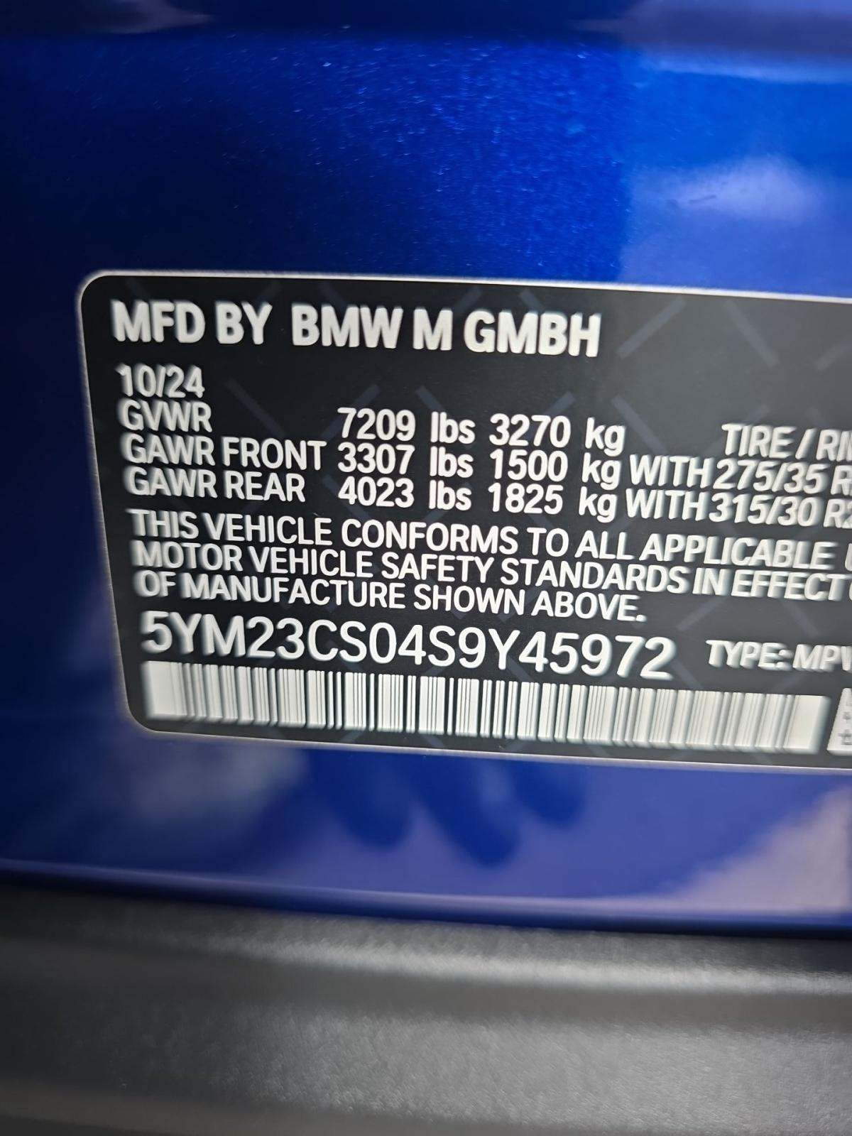 2025 BMW XM Base AWD