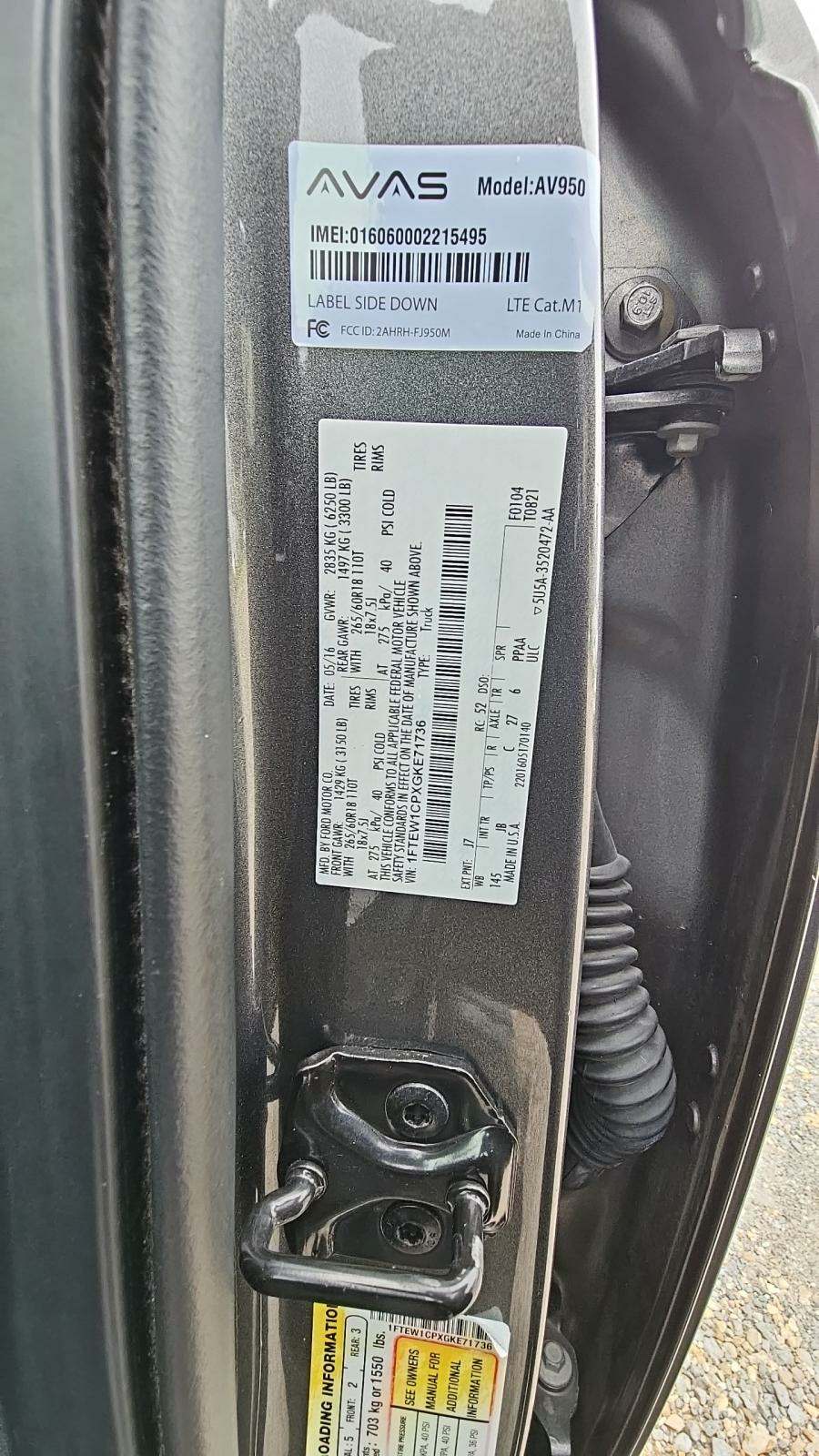 2016 Ford F-150 XLT RWD