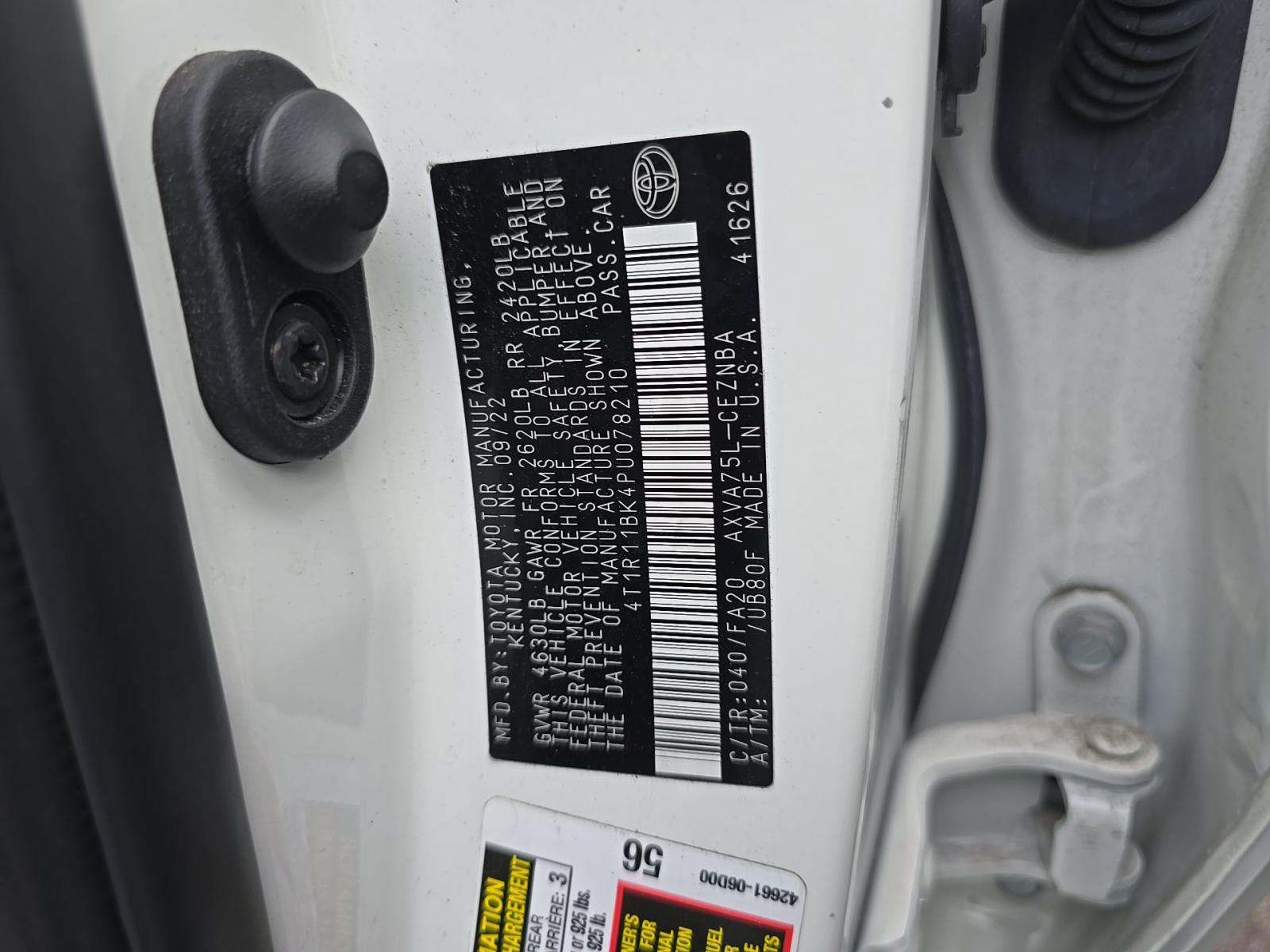 2023 Toyota Camry LE AWD