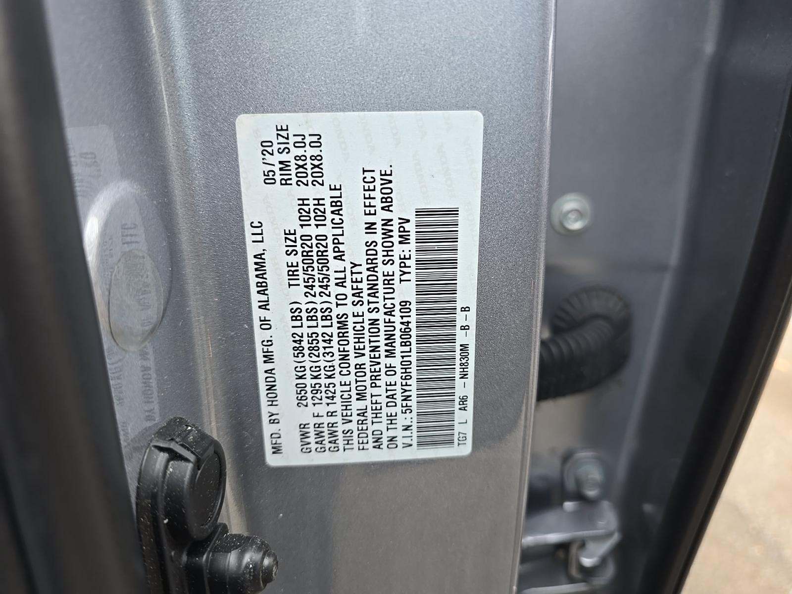 2020 Honda Pilot Elite AWD