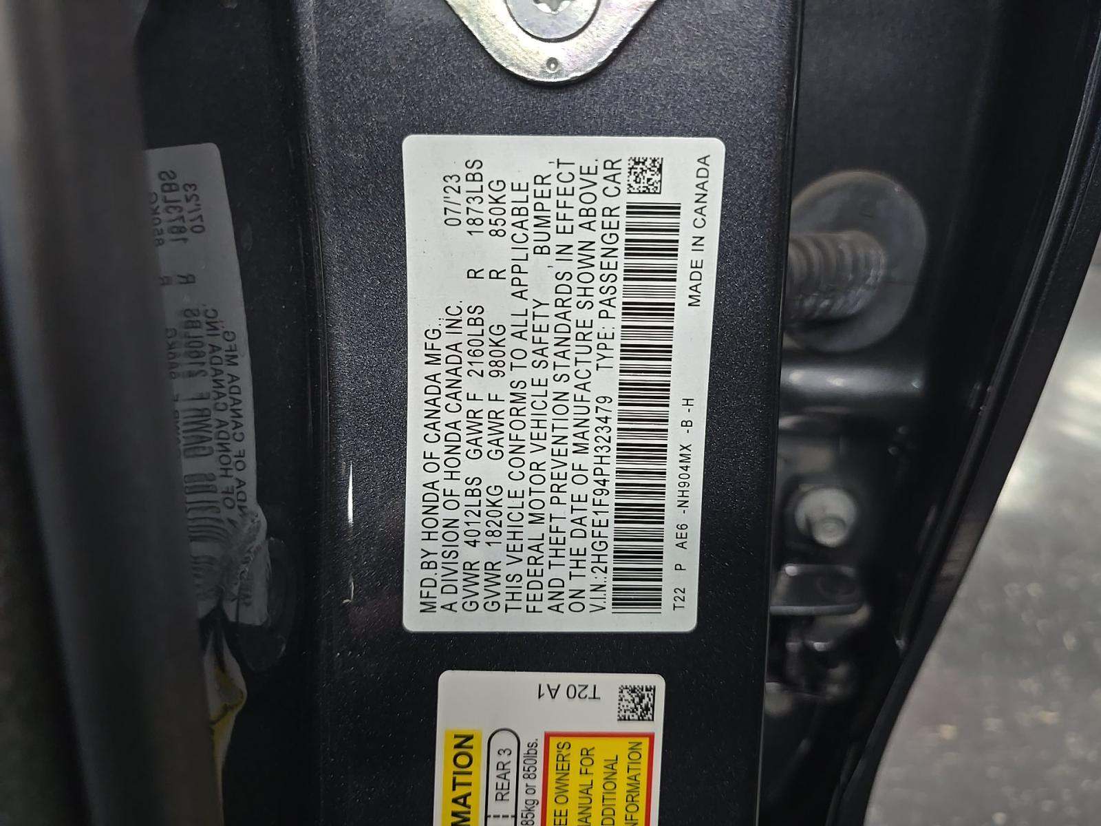 2023 Honda Civic Touring FWD