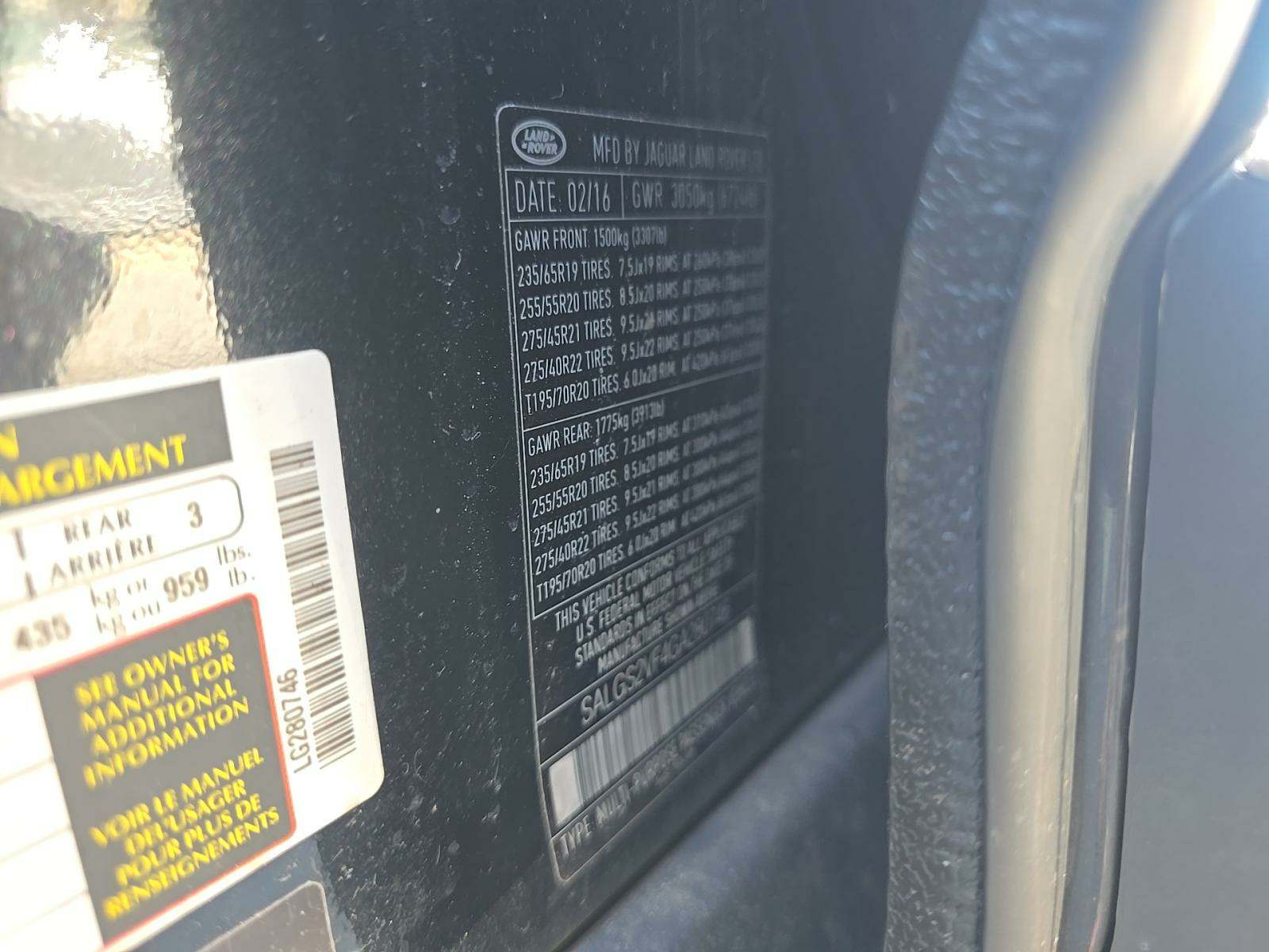 2016 Land Rover Range Rover HSE AWD