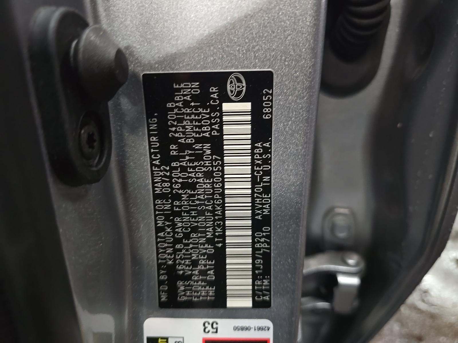 2023 Toyota Camry Hybrid XSE FWD