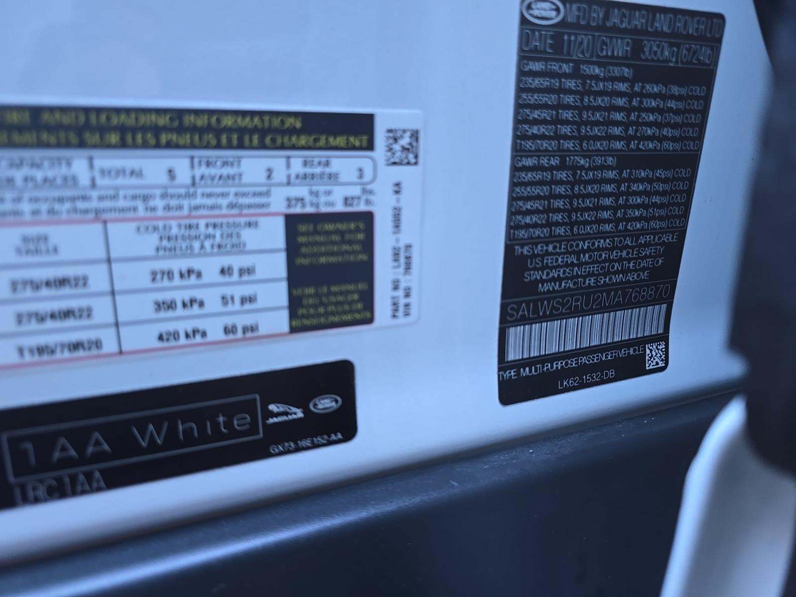 2021 Land Rover Range Rover Sport HST AWD