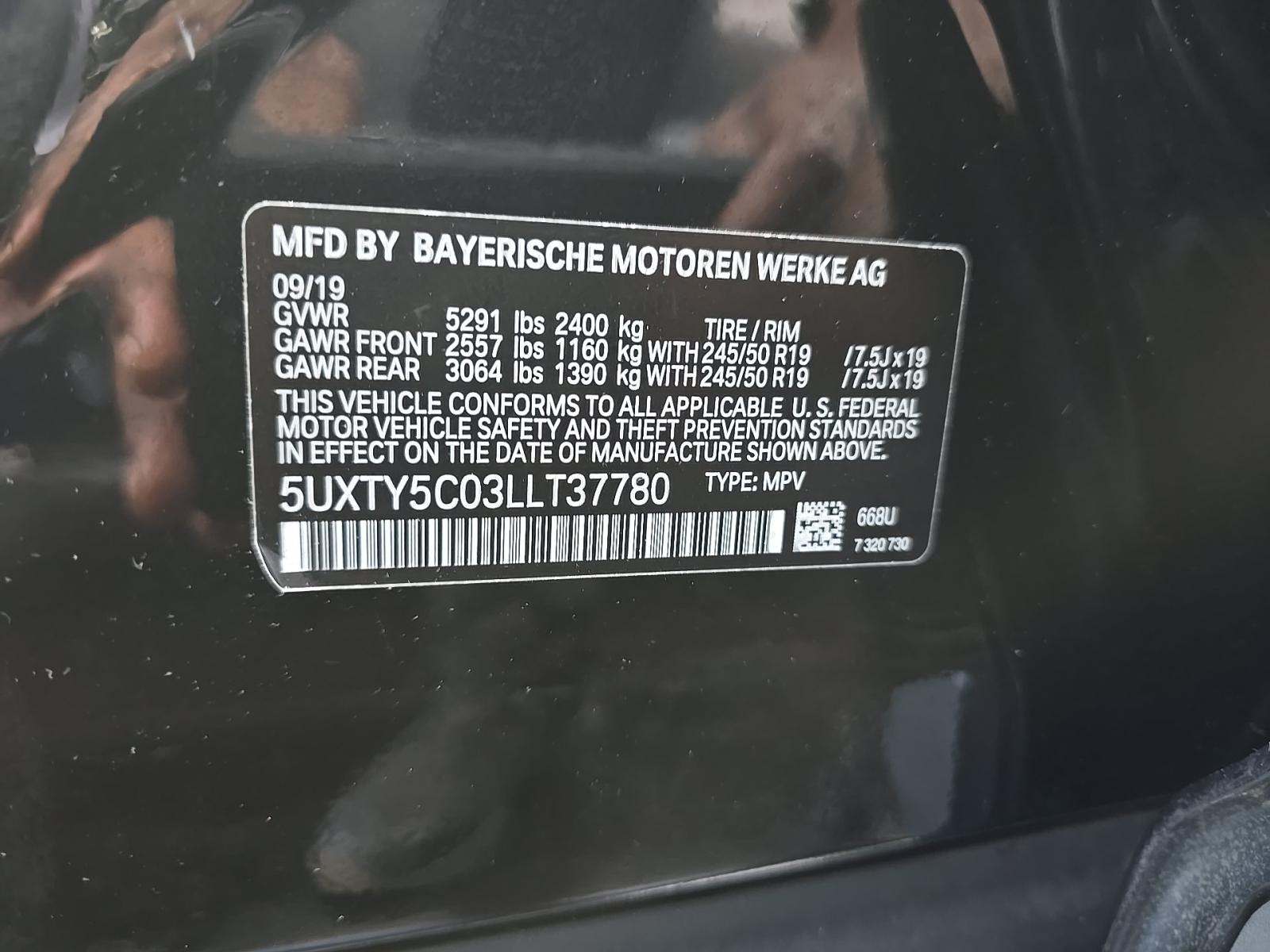 2020 BMW X3 xDrive30i AWD